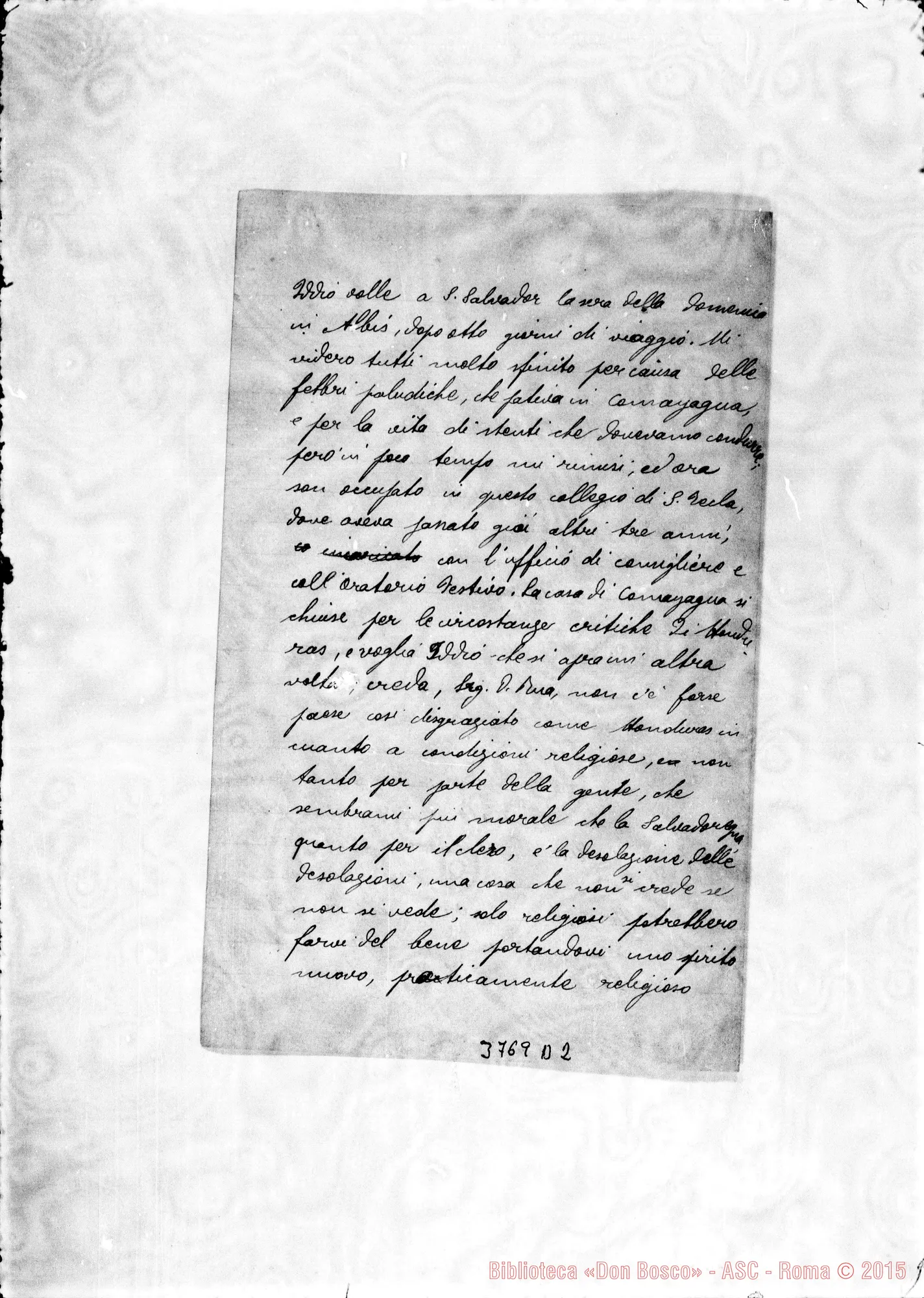 Fotogramma D 2 — Migliavacca Giuseppe, SDB S. Tecla, 31-07-1907 Autogr. Rua