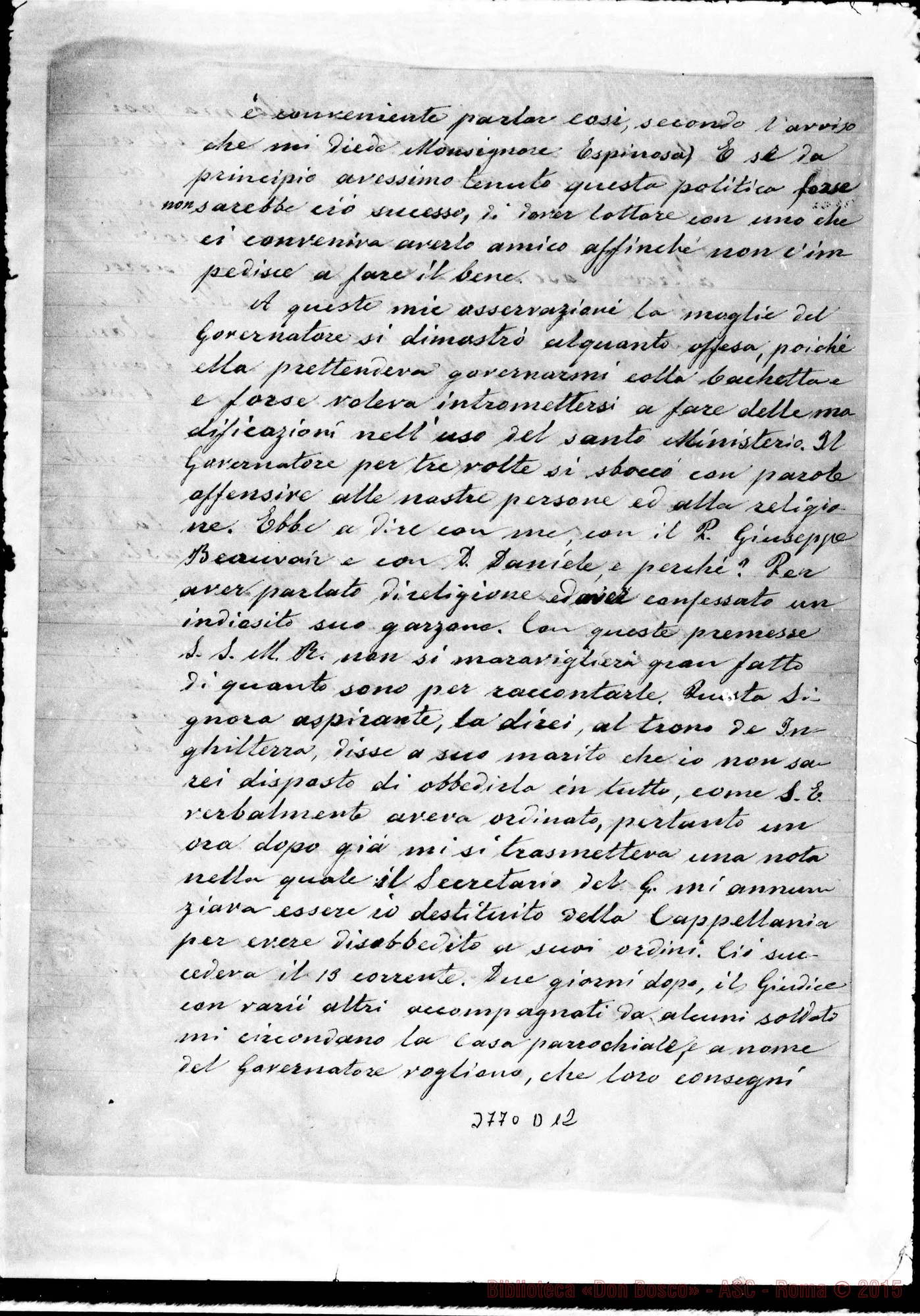Fotogramma D 12 — « « Patagones, 17-09-1884