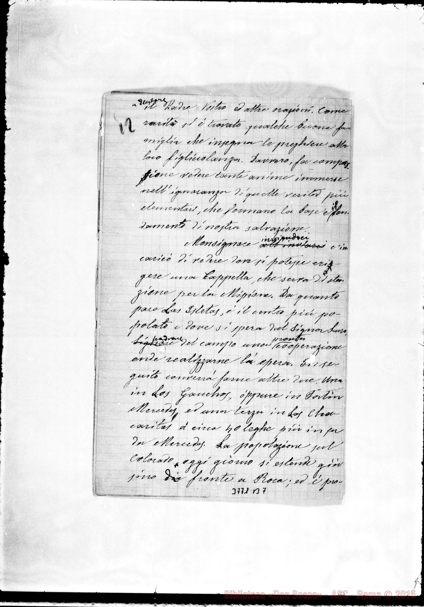Fotogramma B 7 — « « Choele-Choel, 2-07-1889