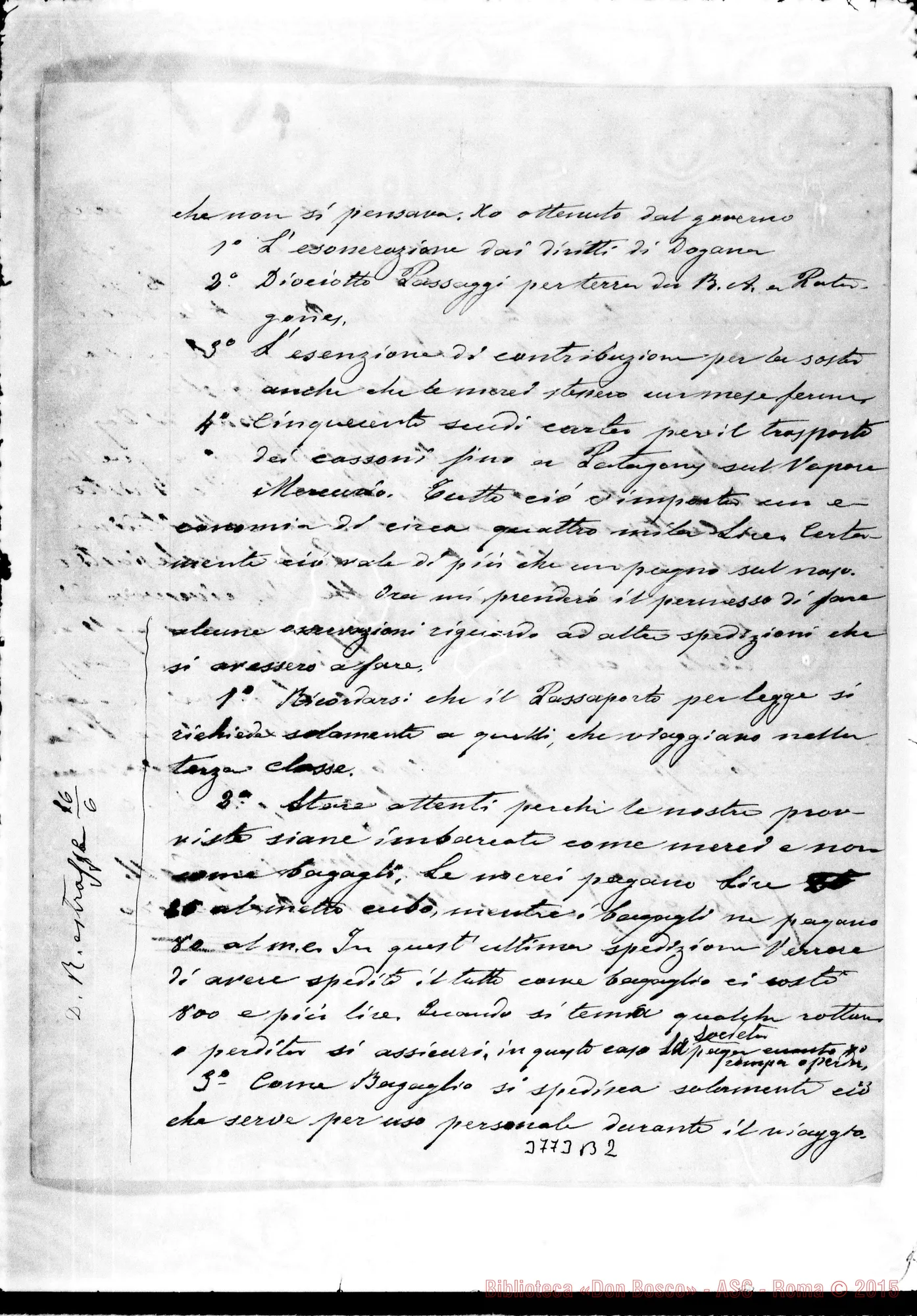 Fotogramma B 2 — « « Buenos Aires, 9-05-1893 Autogr. Rua
