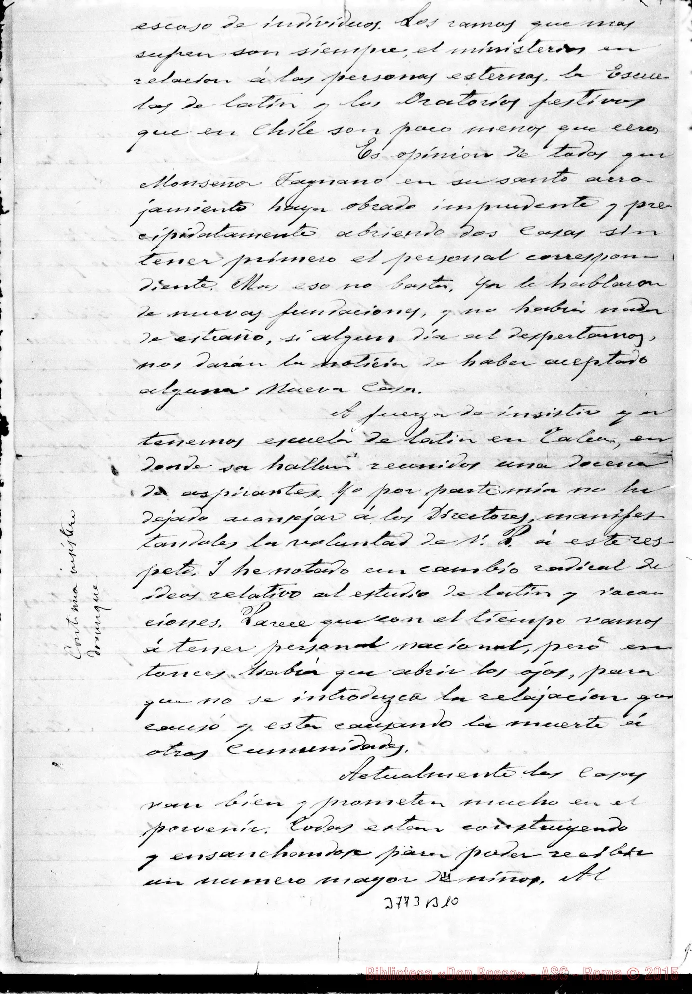 Fotogramma B 10 — « « Concepción, 27-05-1894 Autogr. Rua