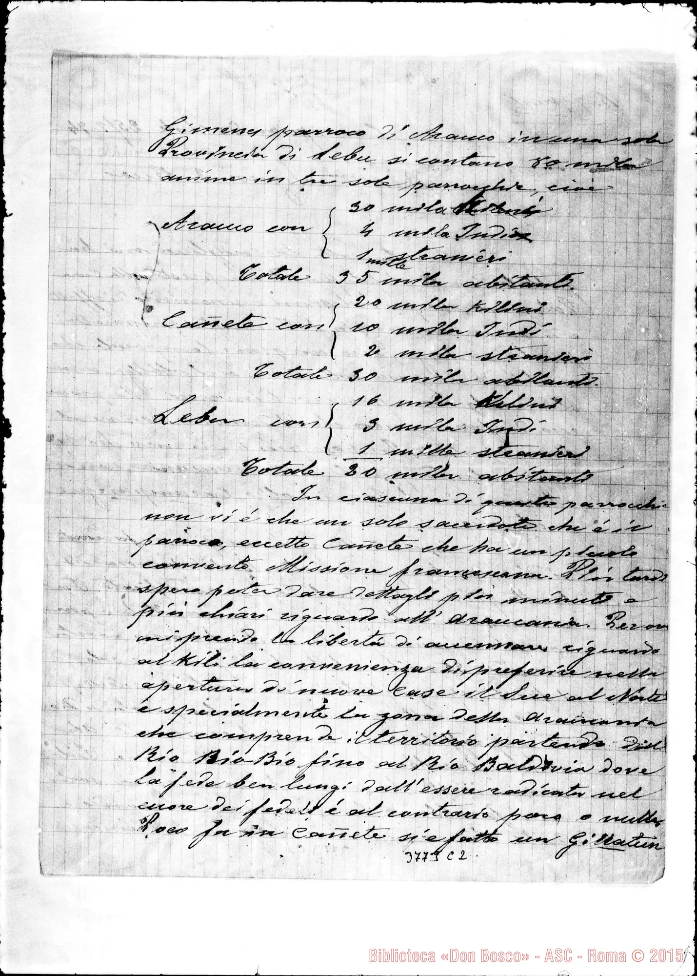 Fotogramma C 2 — « « Concepción, 25-07-1894 Autogr. Rua