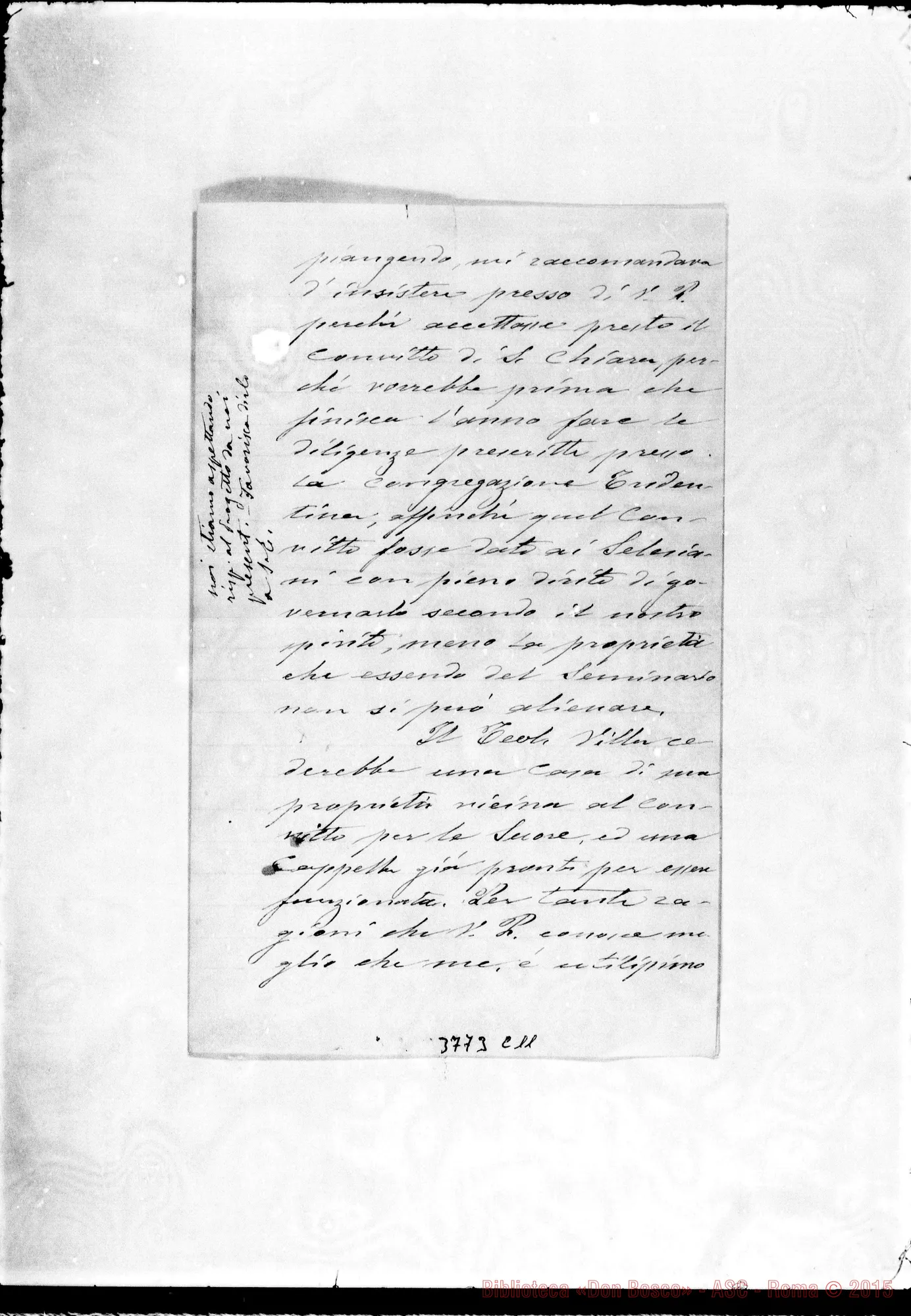 Fotogramma C 11 — « « Valenza, 6-02-1895 Autogr. Rua