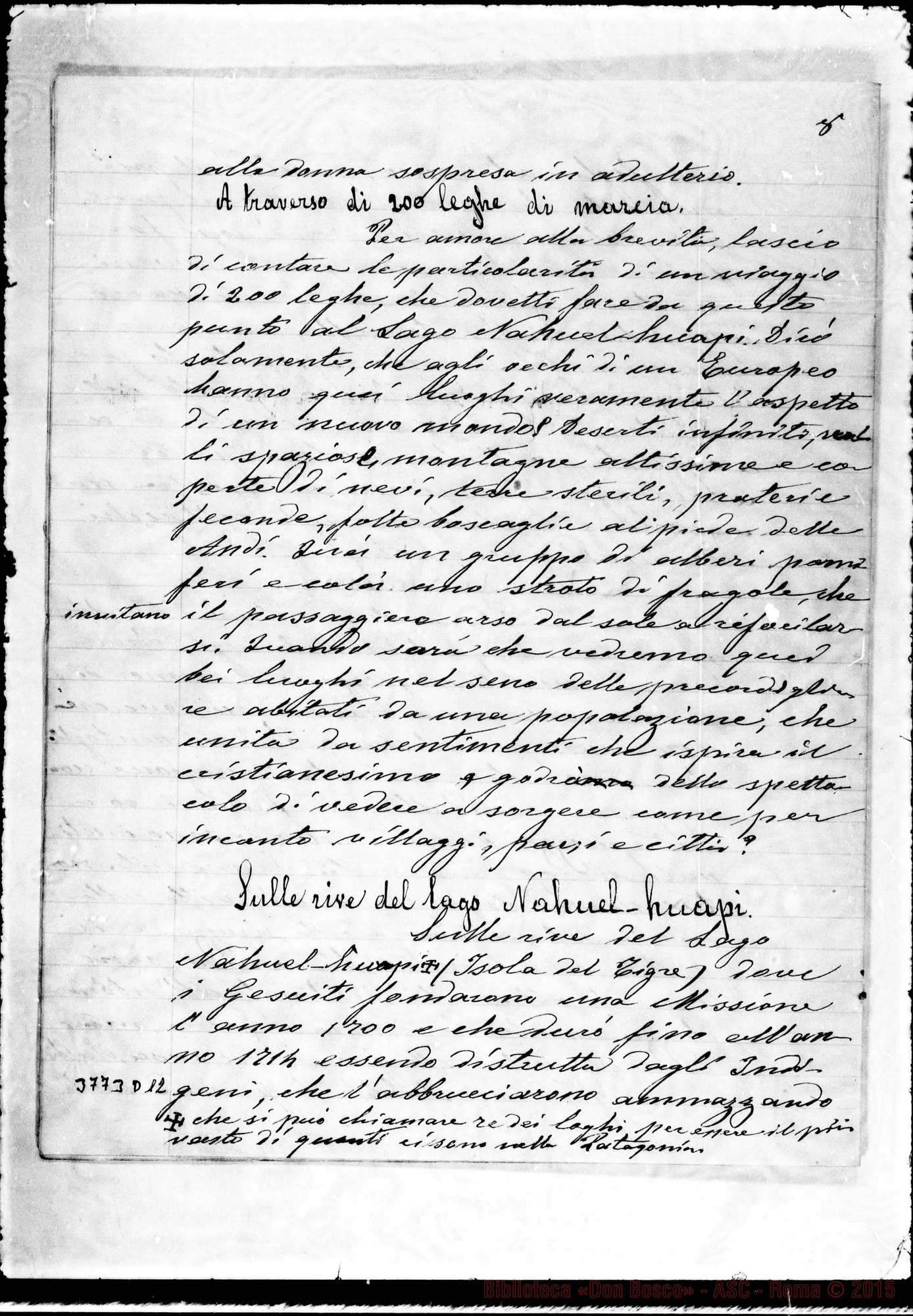 Fotogramma D 12 — « « Victoria, 14-11-1895 Autogr. Rua
