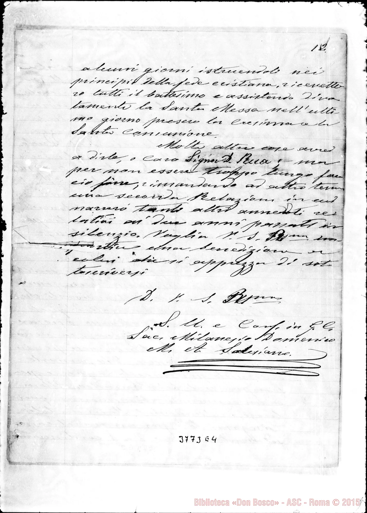 Fotogramma E 4 — « « Victoria, 14-11-1895 Autogr. Rua