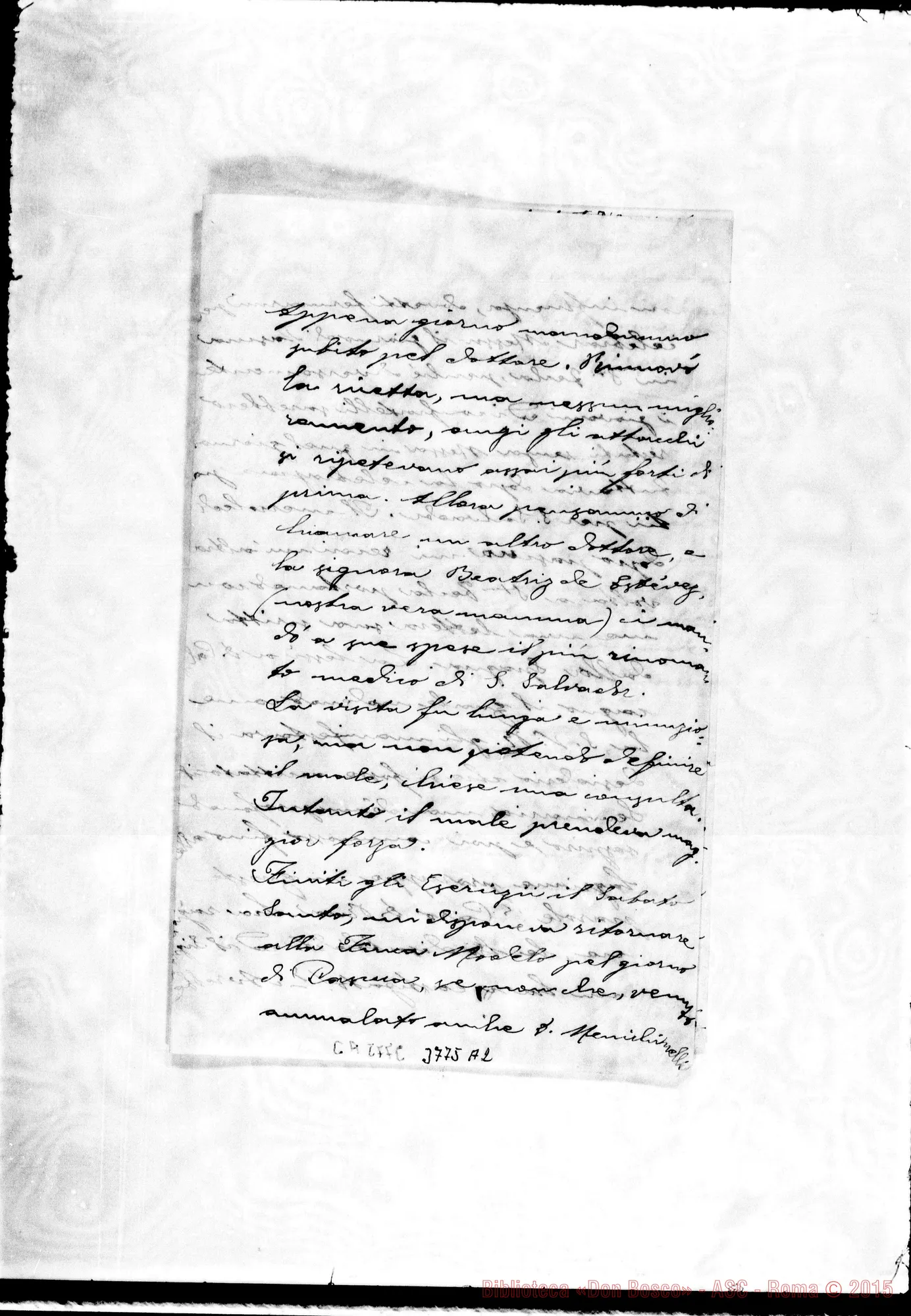 Fotogramma A 2 — « « S. Salvador, 16-04*1899 Autogr. Rua
