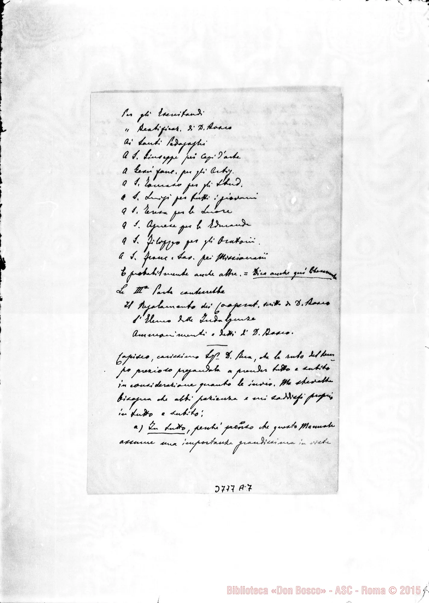 Fotogramma A 7 — « « Bobbio, 20-01-1904