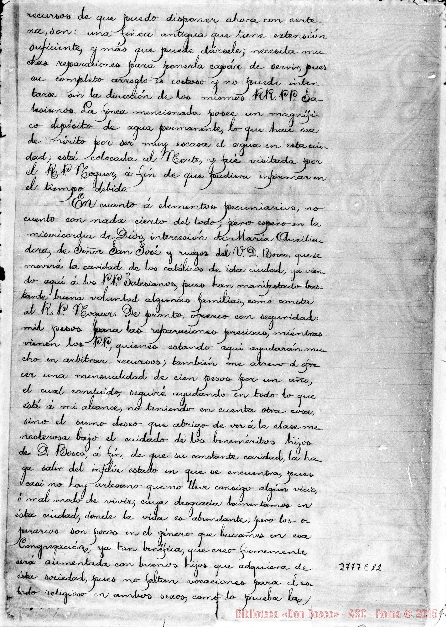 Fotogramma E 12 — Noguer Rafael, SDB Zacatecas, 28-04-1896 Autogr. Rua