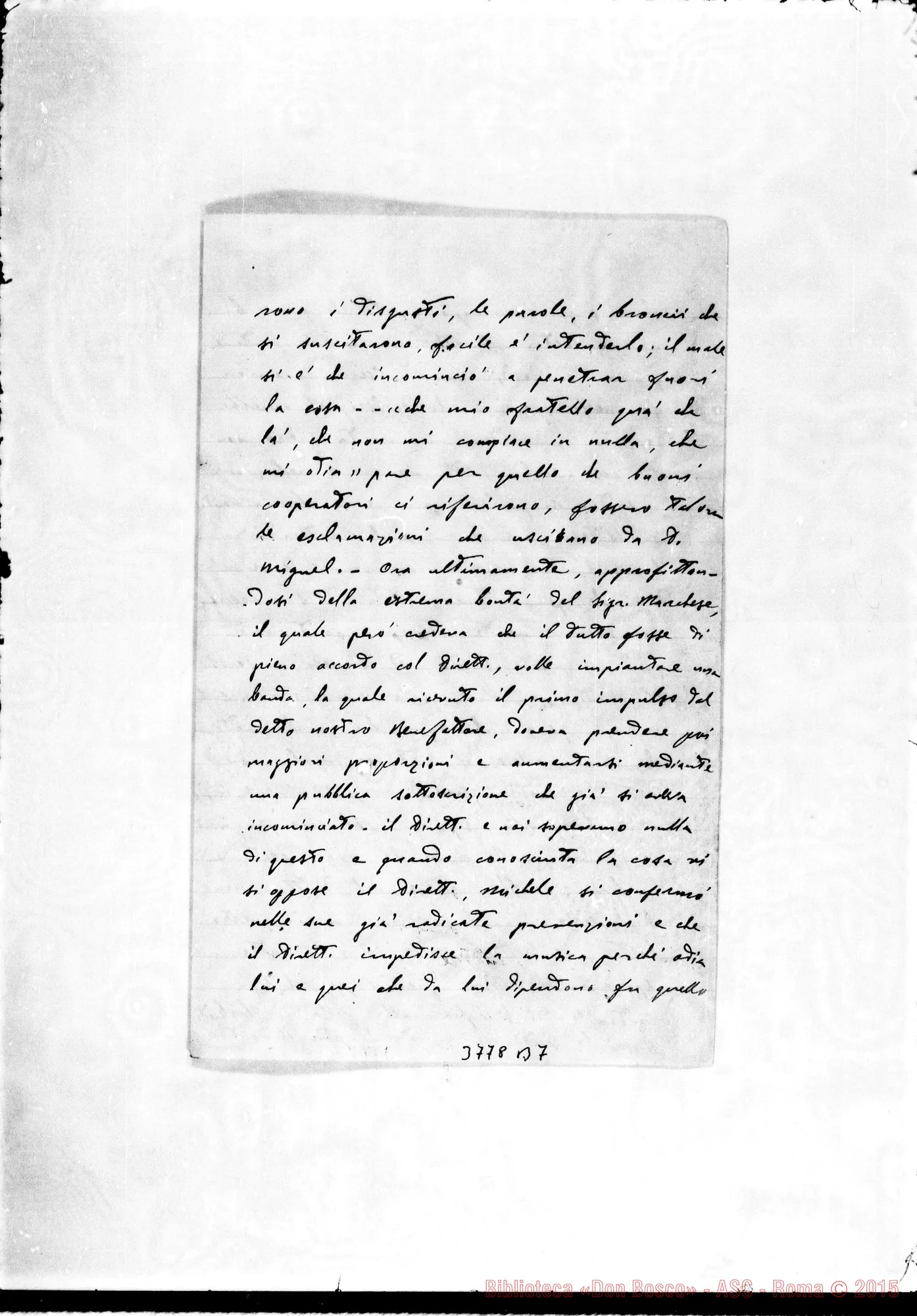 Fotogramma B 7 — Oberti Ernesto, SDB Utrera, 24-09-1882 Autogr. Rua