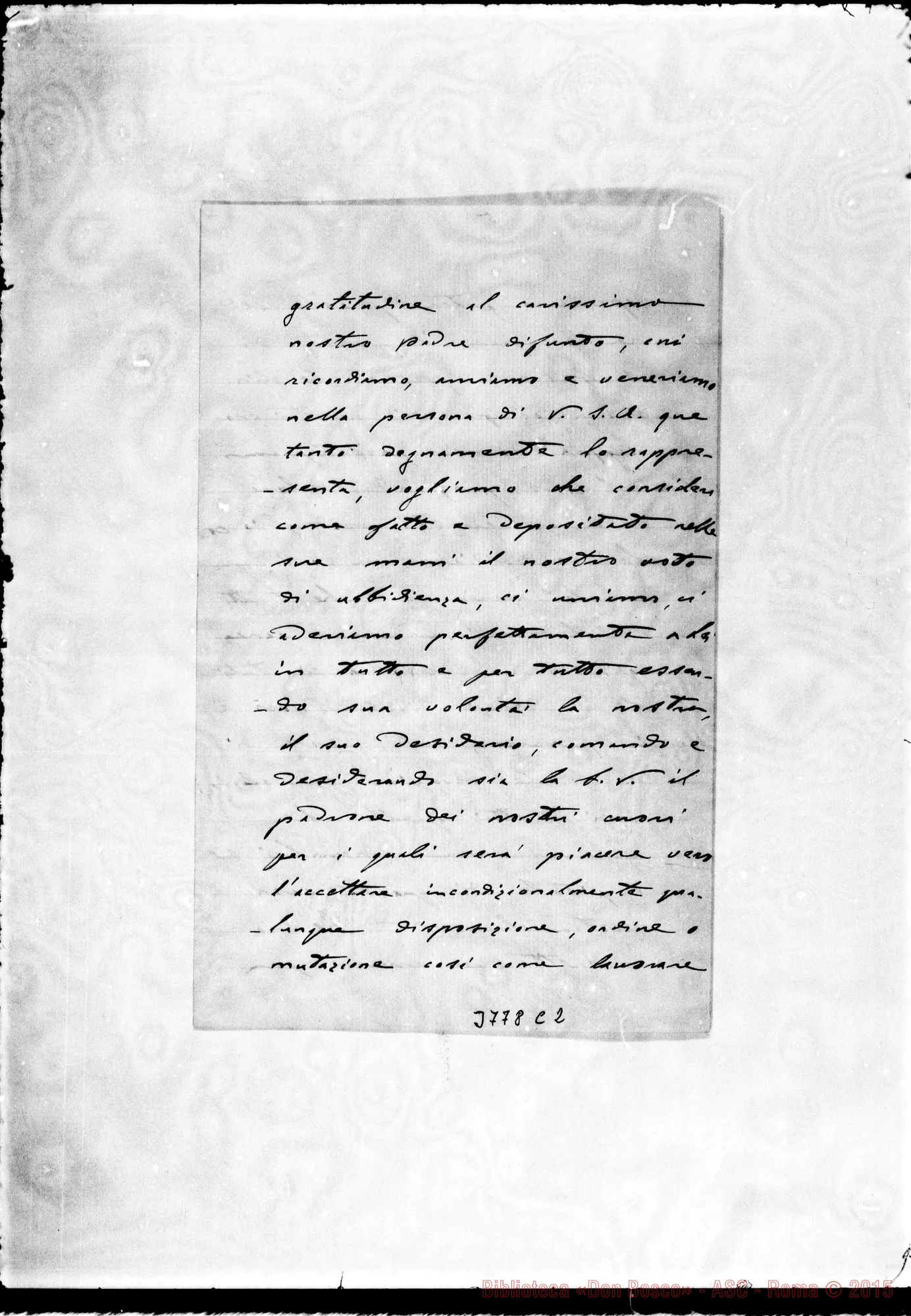 Fotogramma C 2 — « « Utrera, 3-02-1888 Autogr. Rua