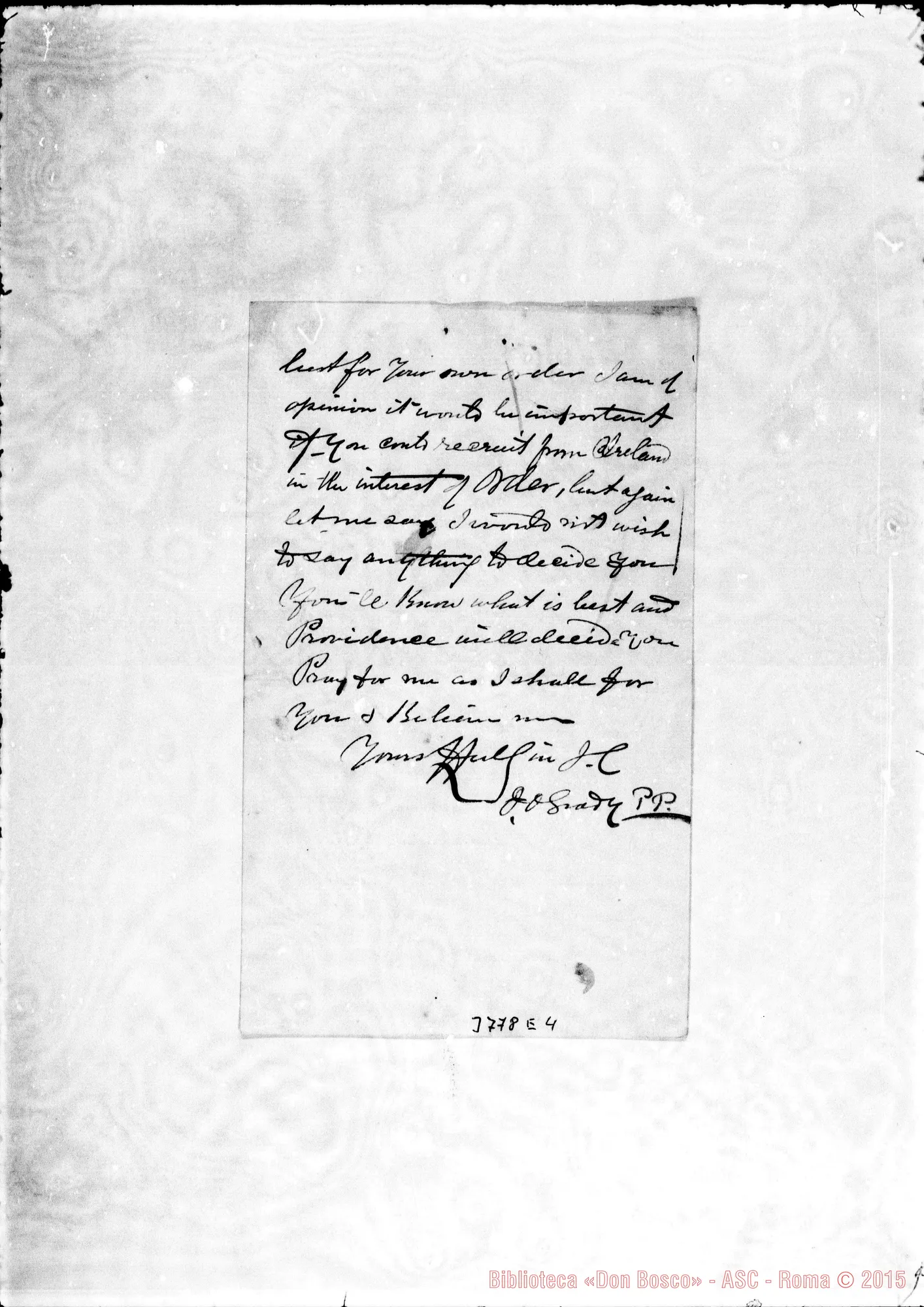 Fotogramma E 4 — « ” s.l. 18-09-1906 Autogr. Rua