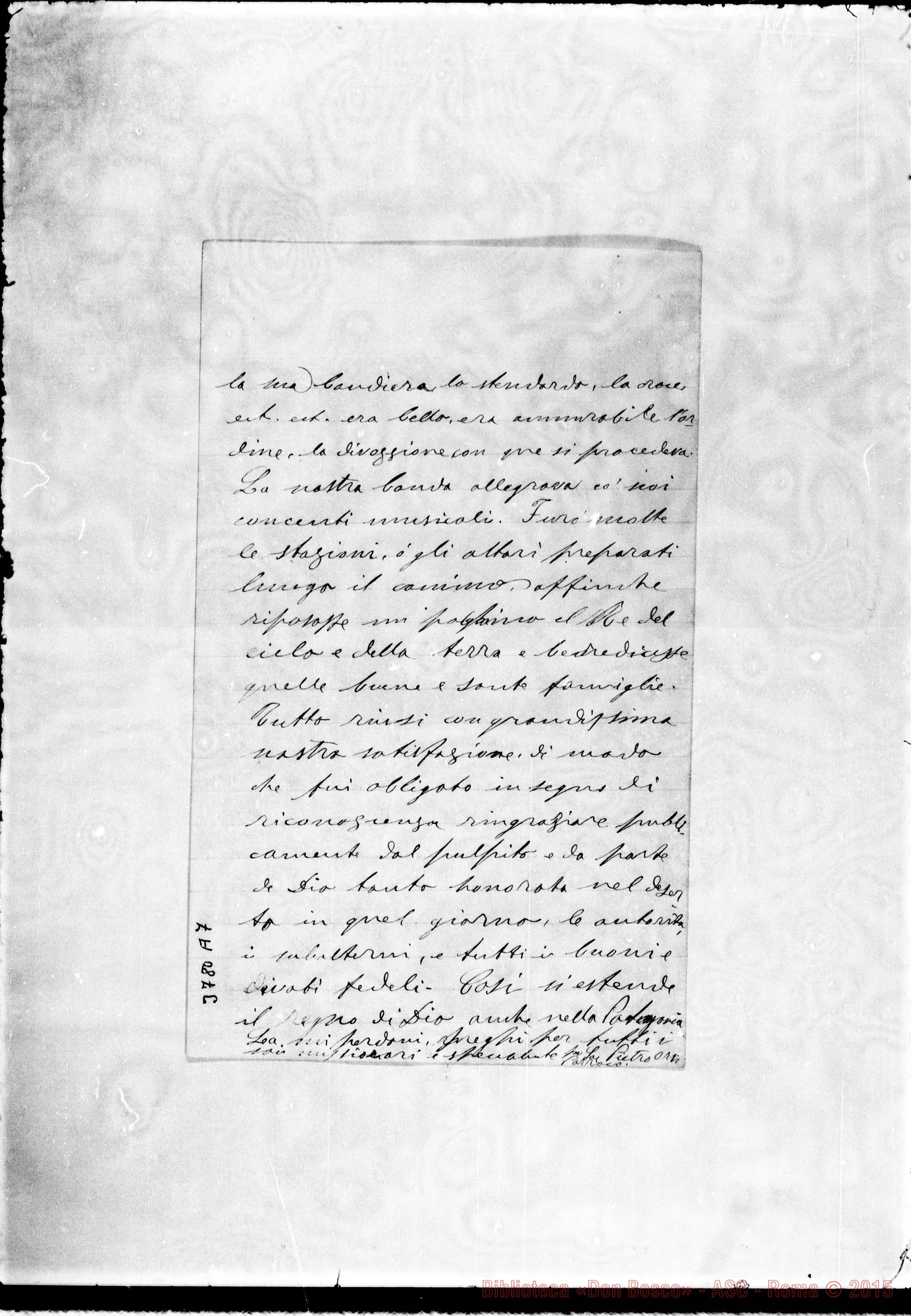 Fotogramma A 7 — « « Viedma, 1893 Autogr. Rua