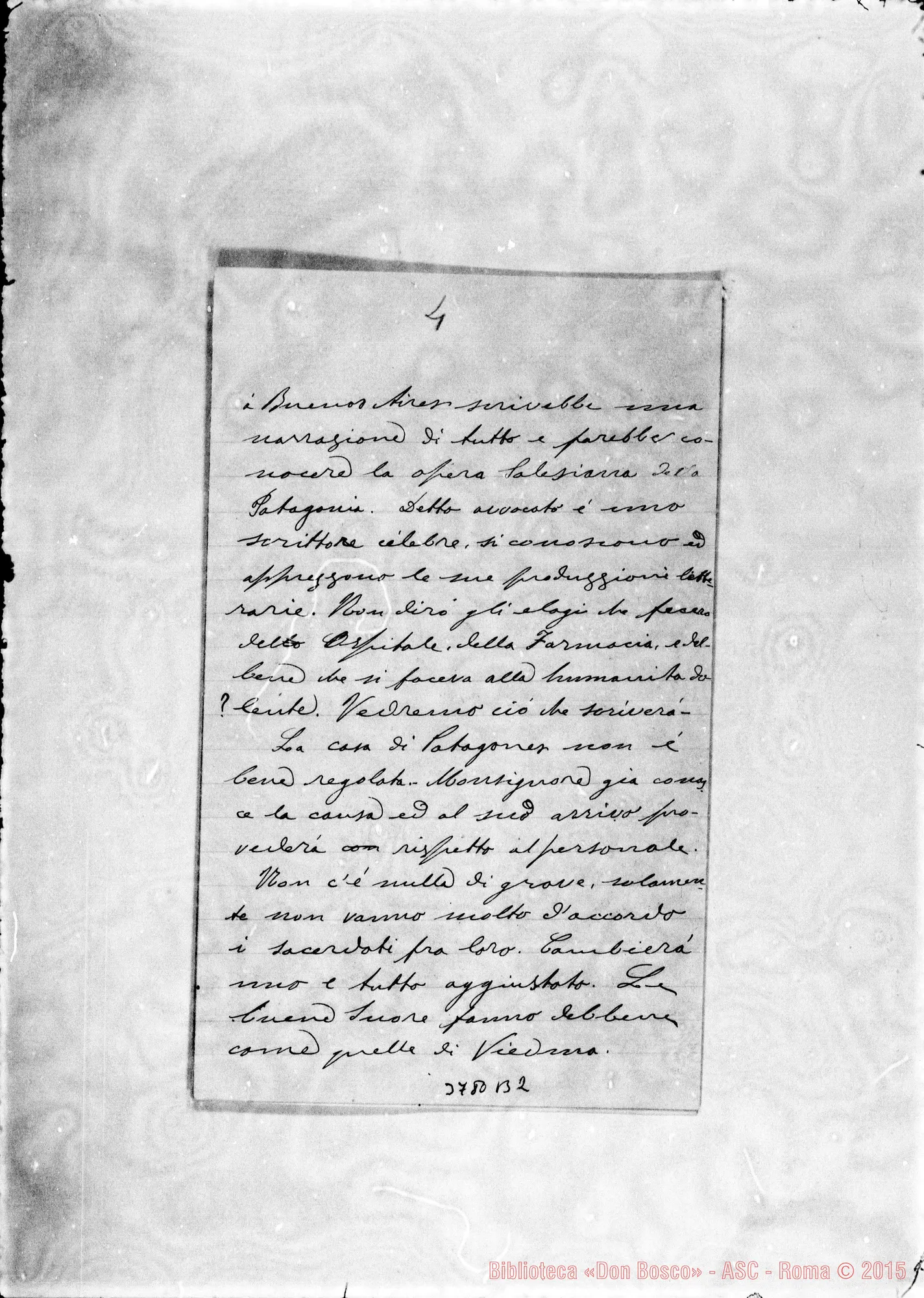 Fotogramma B 2 — « « Viedma, 12-11-1894 Autogr. Rua