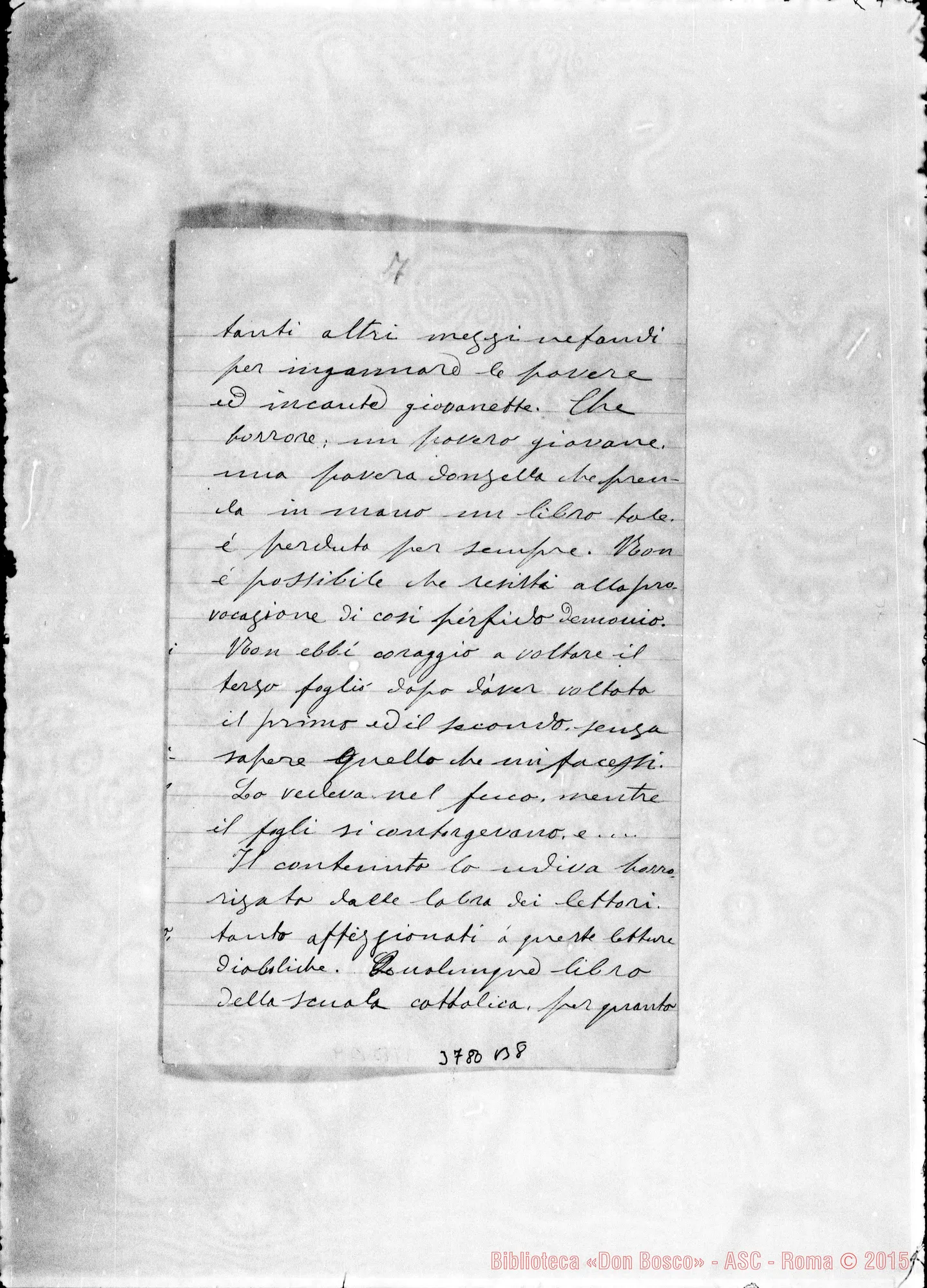 Fotogramma B 8 — « « Viedma, 12-11-1894 Autogr. Rua