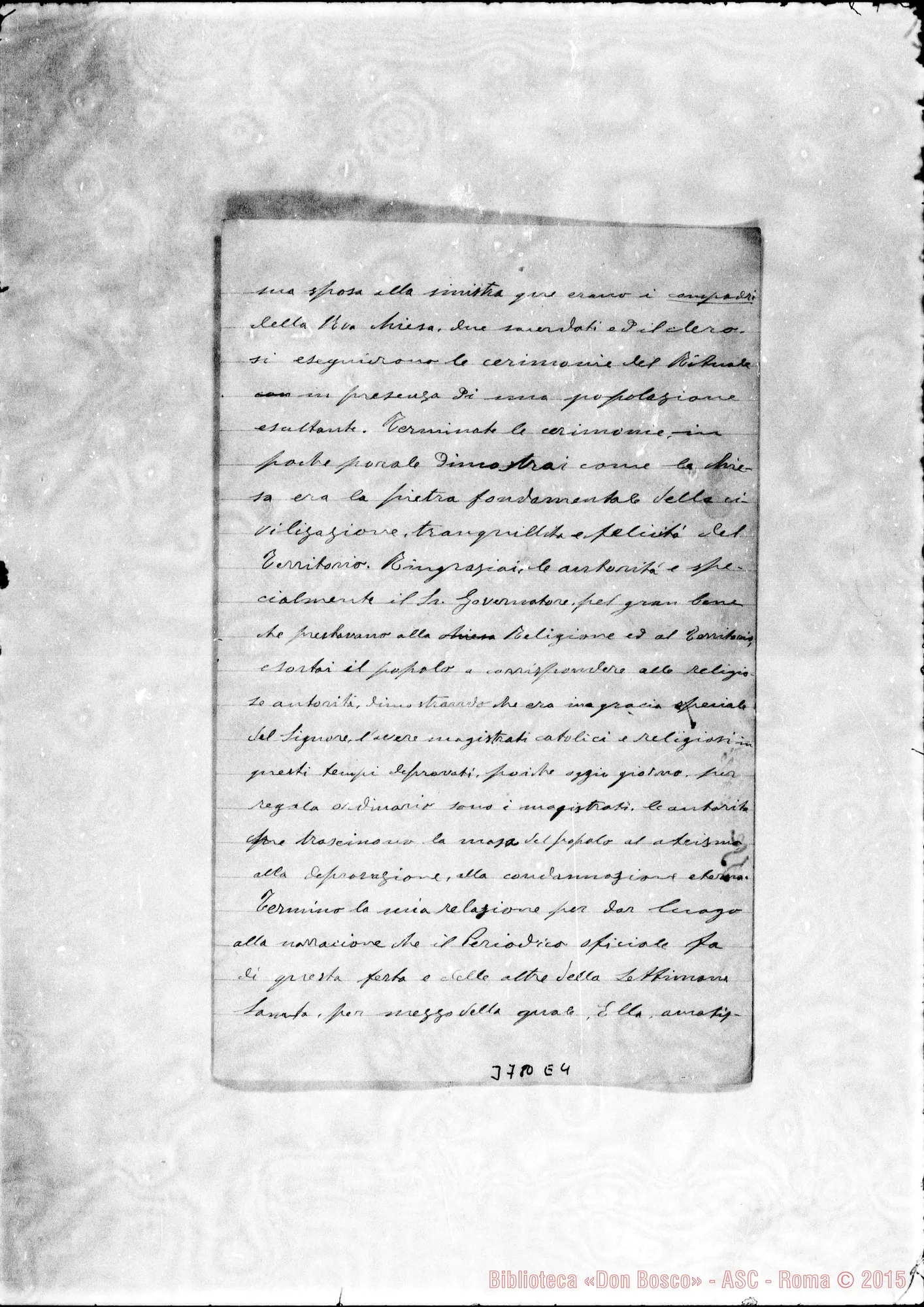 Fotogramma E 4 — « « Gral. Acha, 10-04-1896 Autogr. Rua