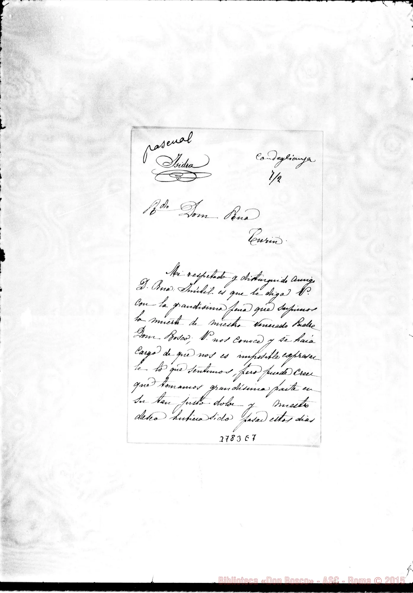 Fotogramma E 7 — Pascual Isidra Pons Barcelona, 3-02-1888