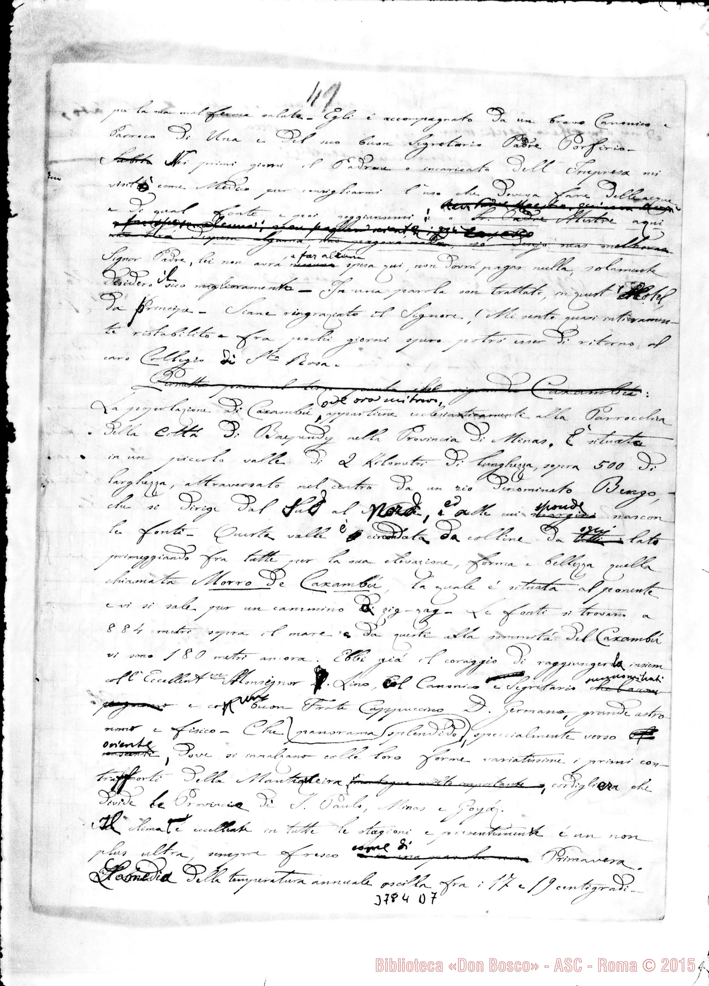 Fotogramma D 7 — « « Caxambu, 6-04-1889 Autogr. Rua