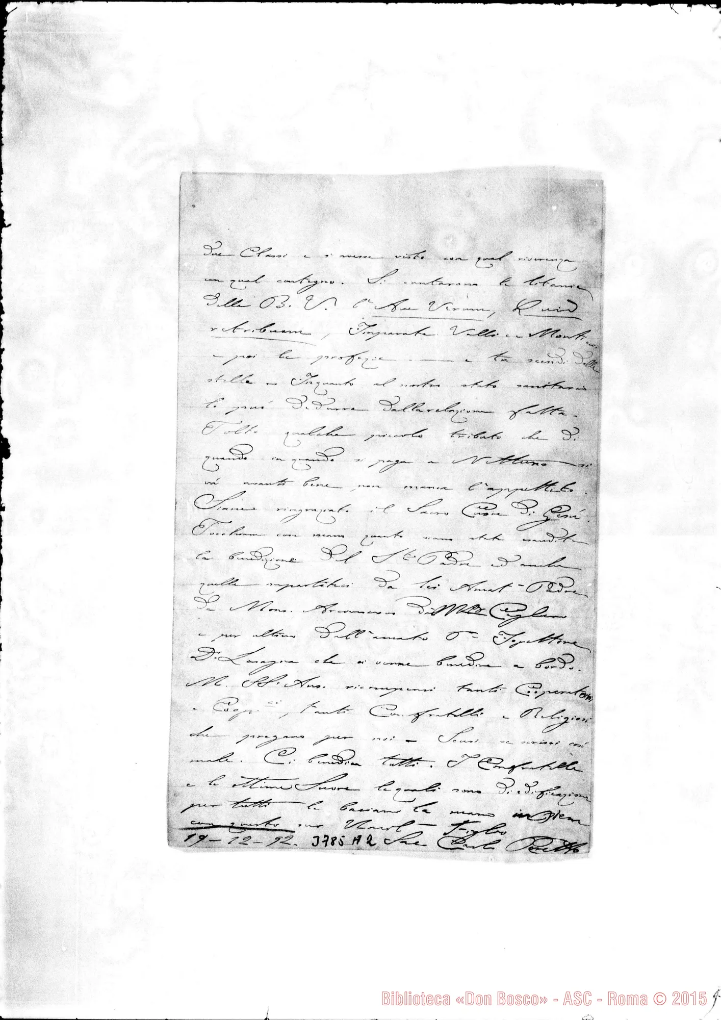Fotogramma A 2 — « « s.l. 19-12-1892