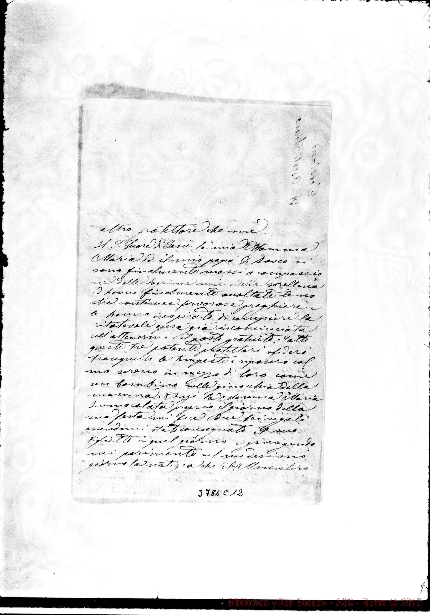 Fotogramma E 12 — Persiani Arnaldo, SDB Castellammare, 16-12-1899 Autogr. Rua