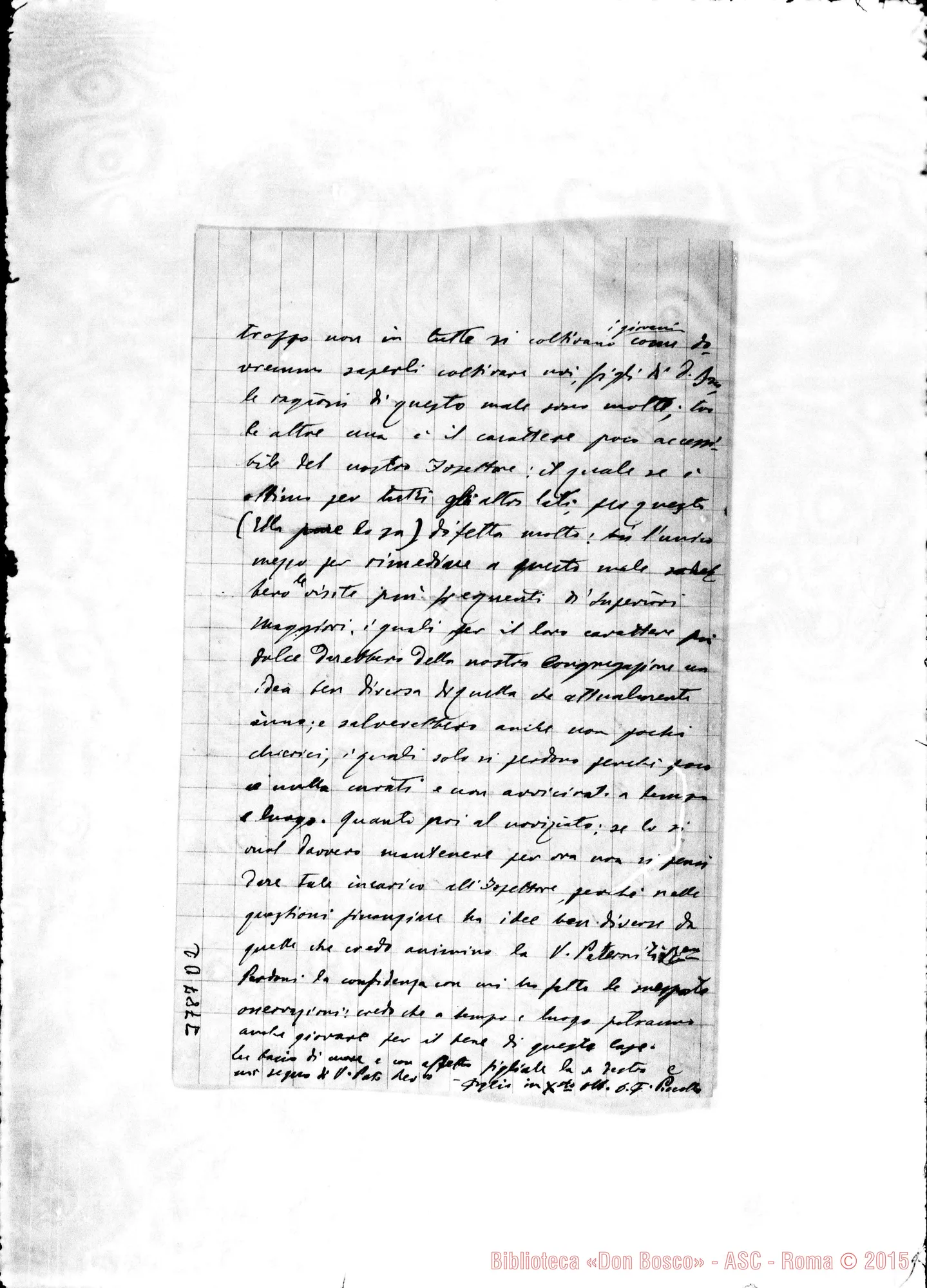 Fotogramma D 2 — « « S. Gregorio, 30-04-1897 Autogr. Rua