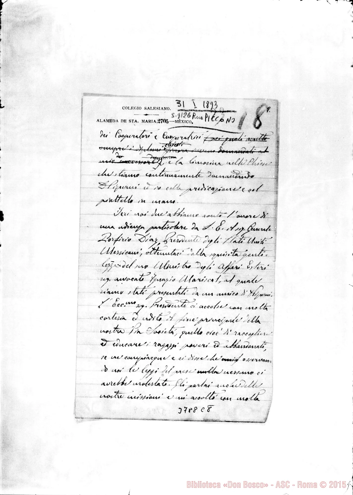 Fotogramma C 8 — « « México, 31-01-1893