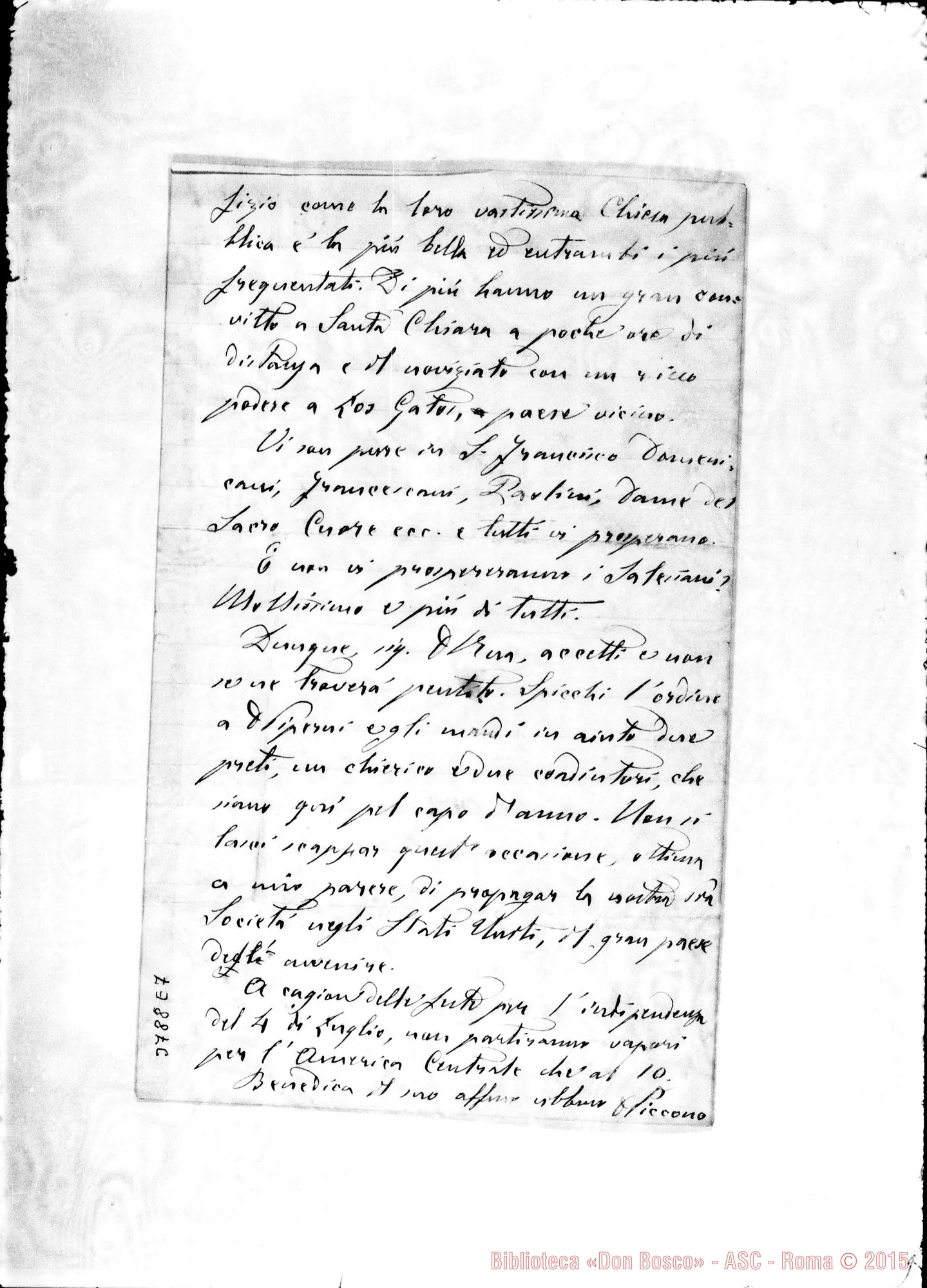 Fotogramma E 7 — « « S. Francisco, 2-07-1896 Autogr. Rua