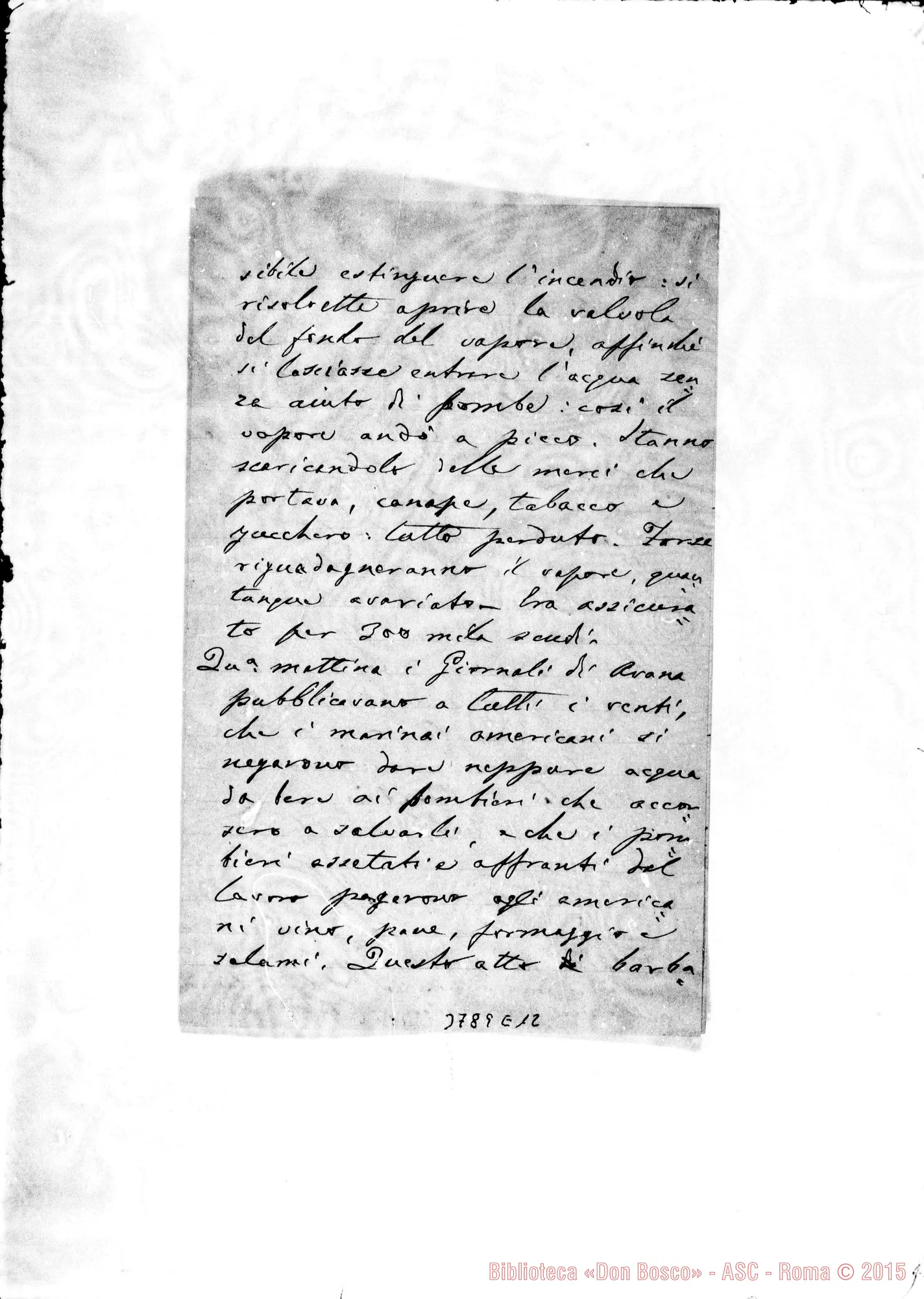 Fotogramma E 12 — « « Dal «Condal», 27-12-1893