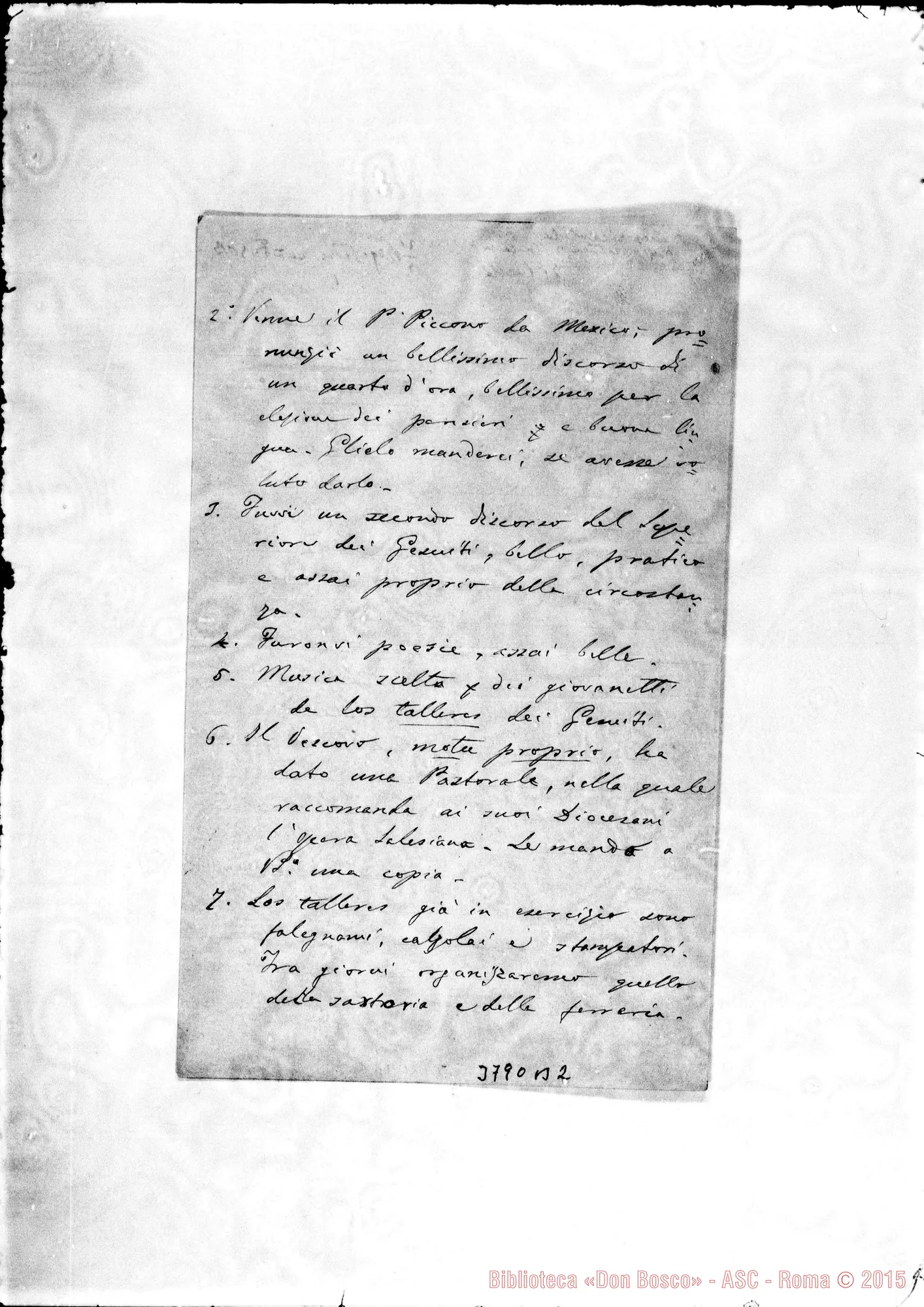 Fotogramma B 2 — « « Puebla, 24-04-1894 Autogr. Rua