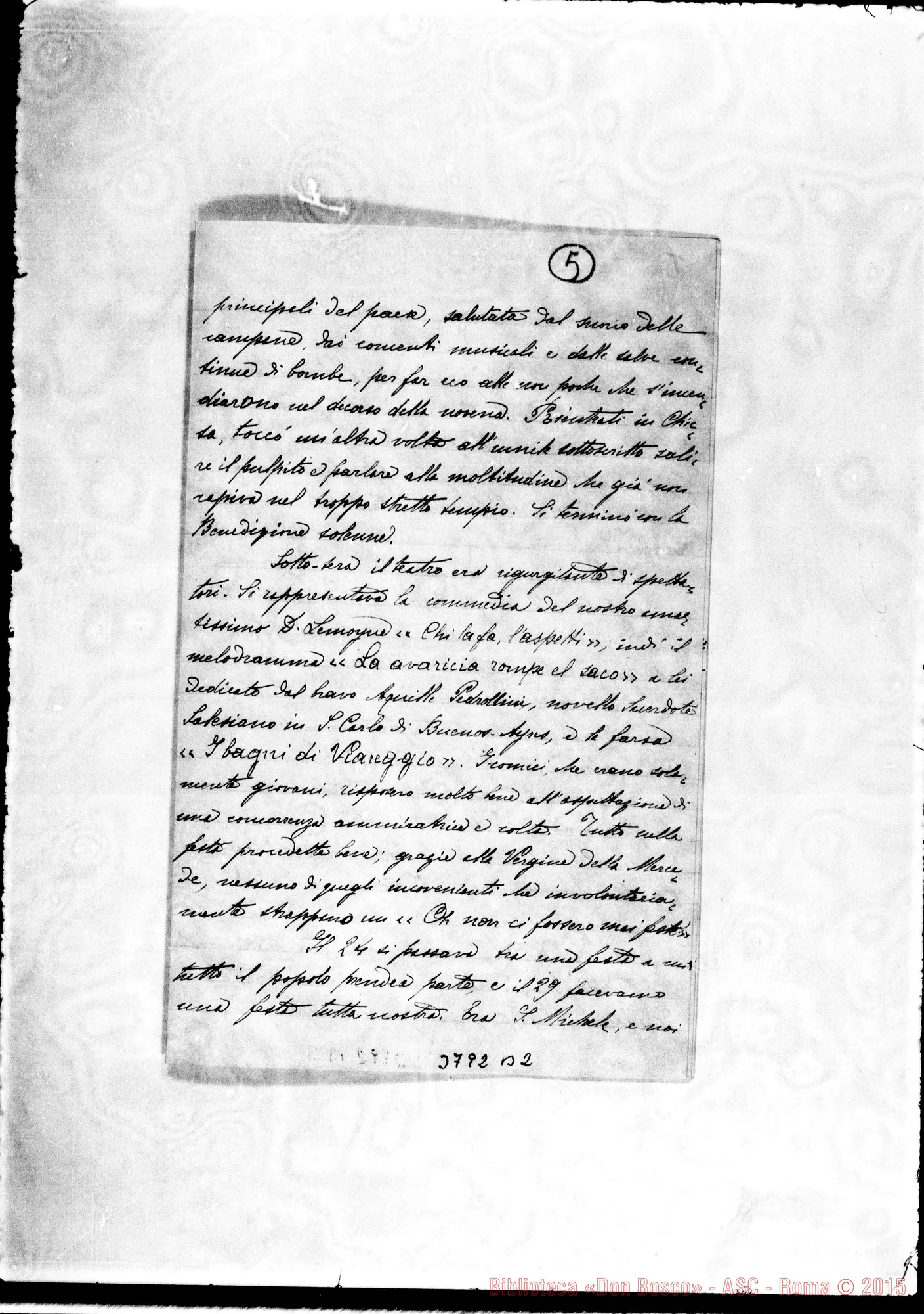 Fotogramma B 2 — « « Viedma, 22-10-1895 Autogr. Rua