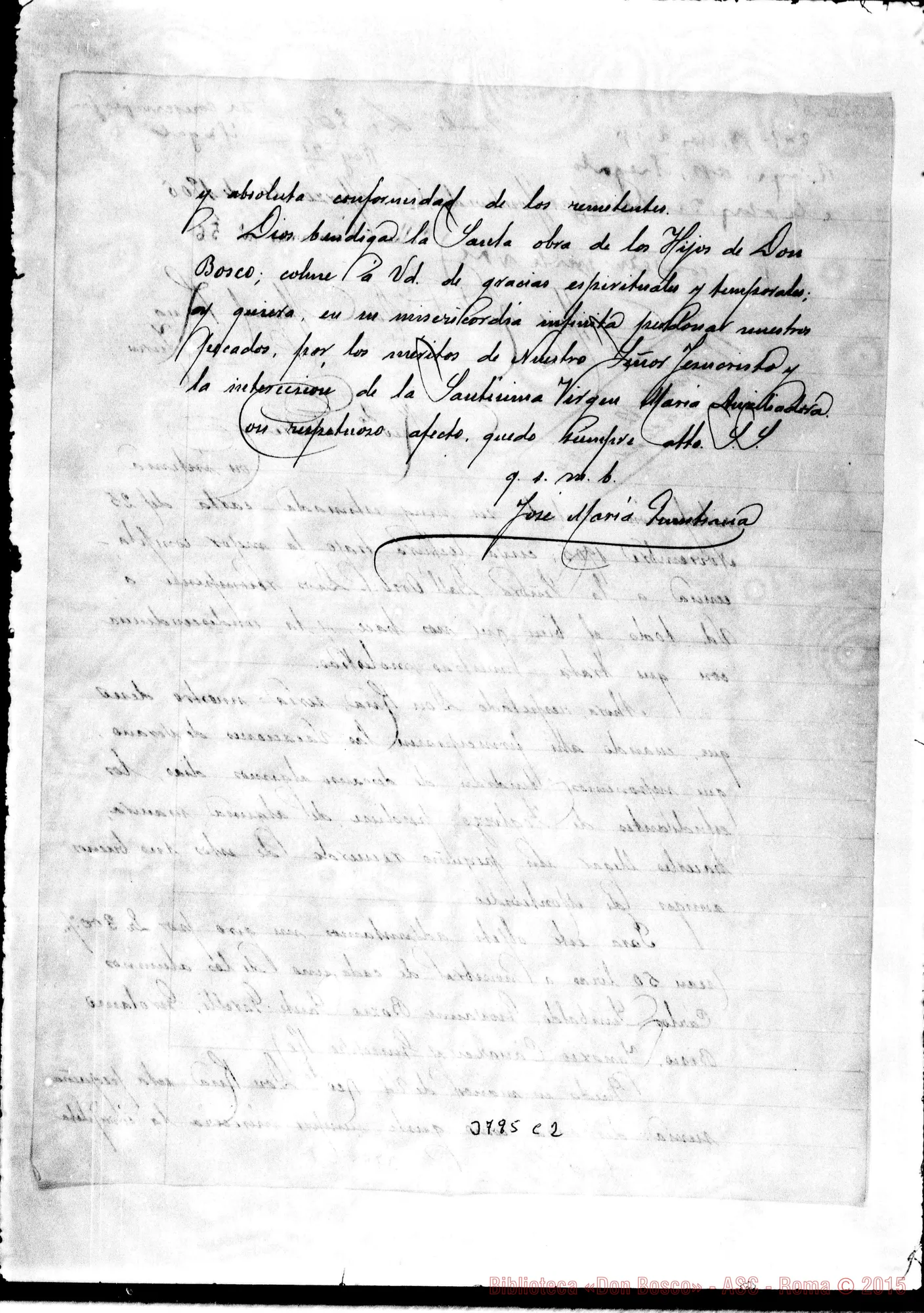 Fotogramma C 2 — Quintana José Maria Montevideo, 10-03-1906 Autogr. Rua