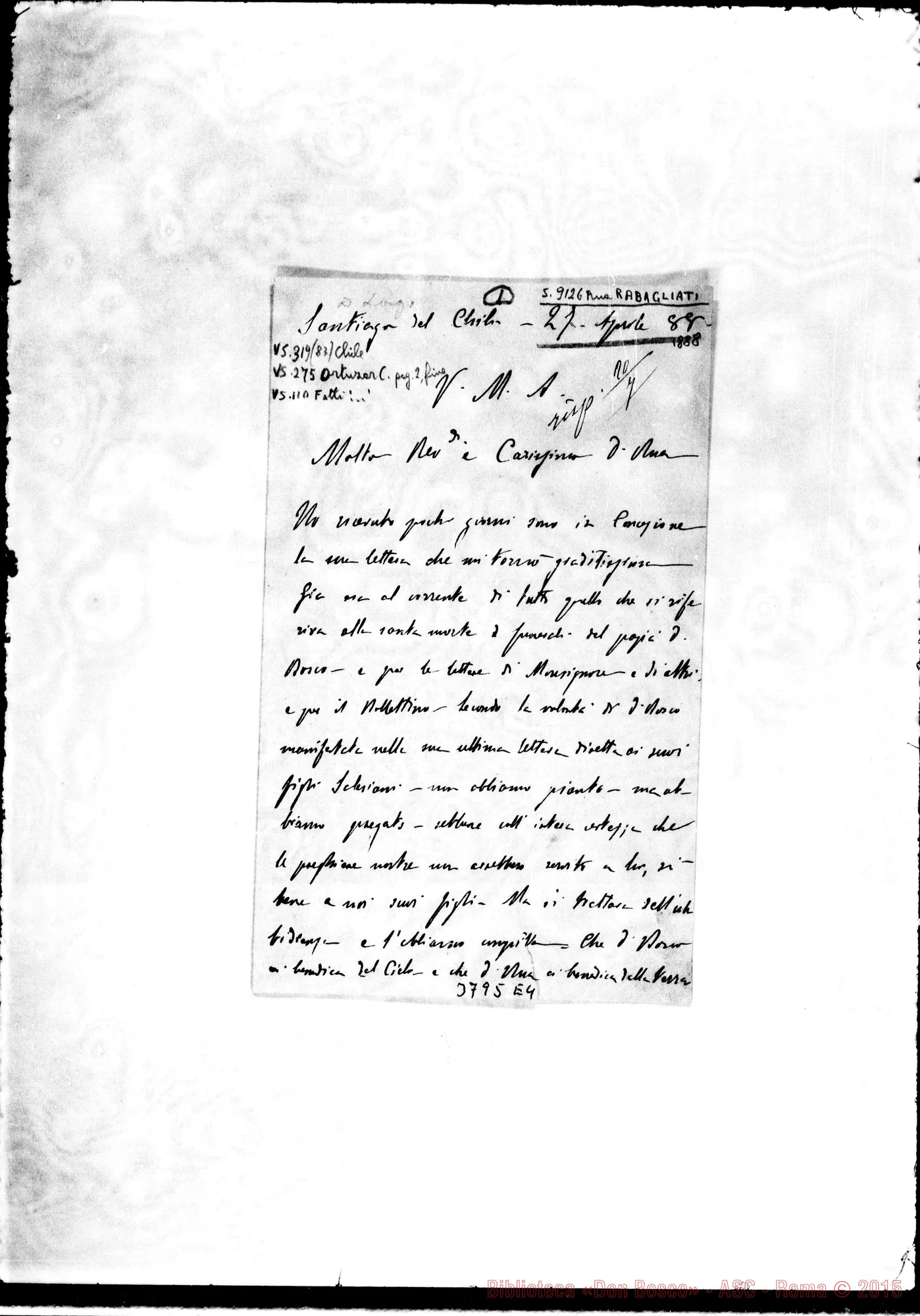 Fotogramma E 4 — « « Santiago, 27-04-1888