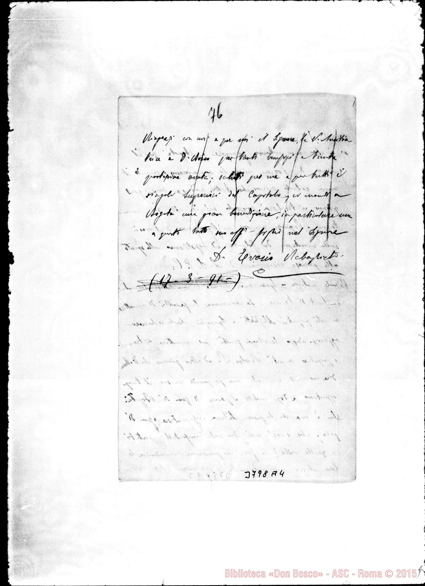 Fotogramma A 4 — « « Mar Antille, 6-03-1891