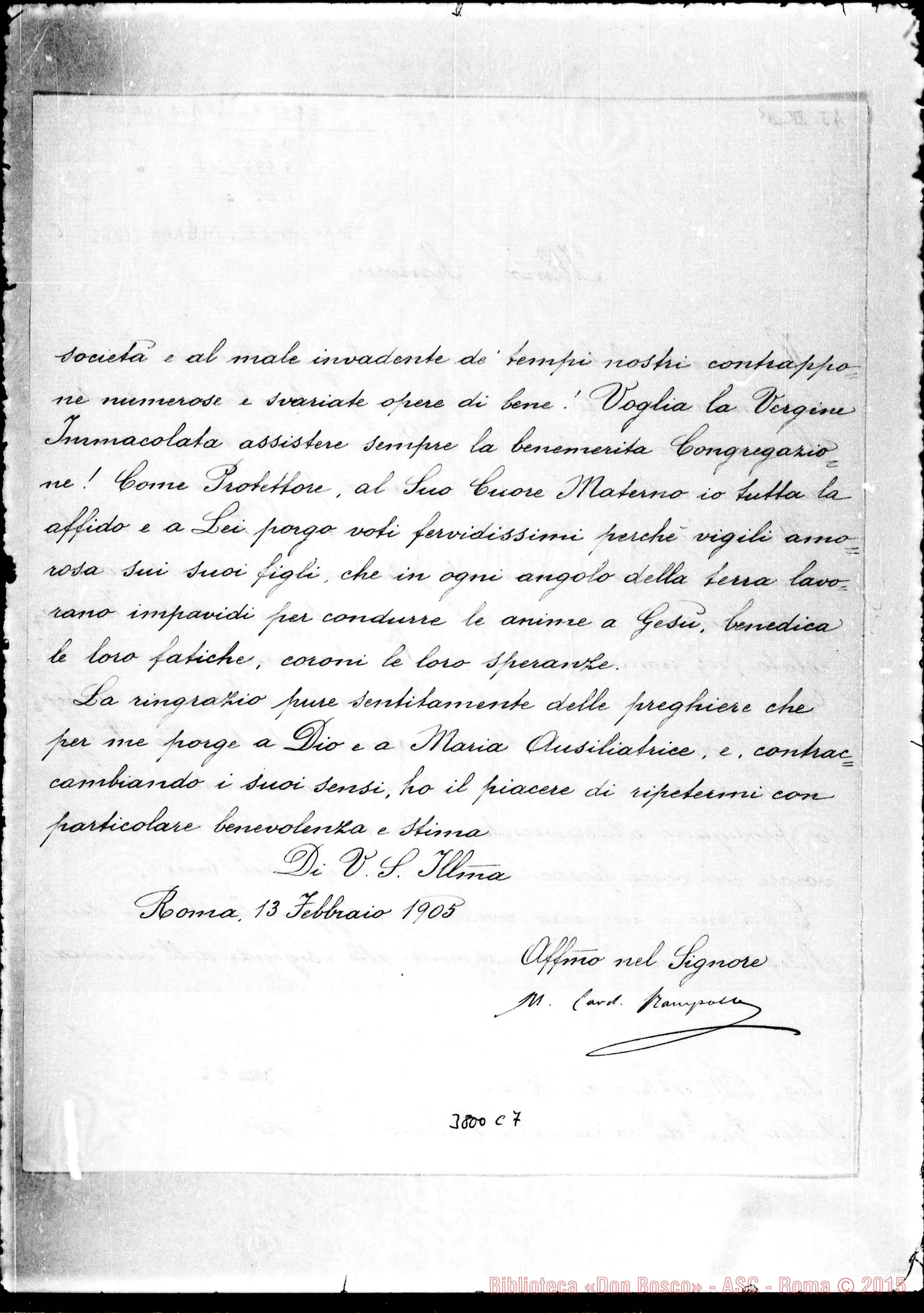 Fotogramma C 7 — « « Roma, 13-02-1905