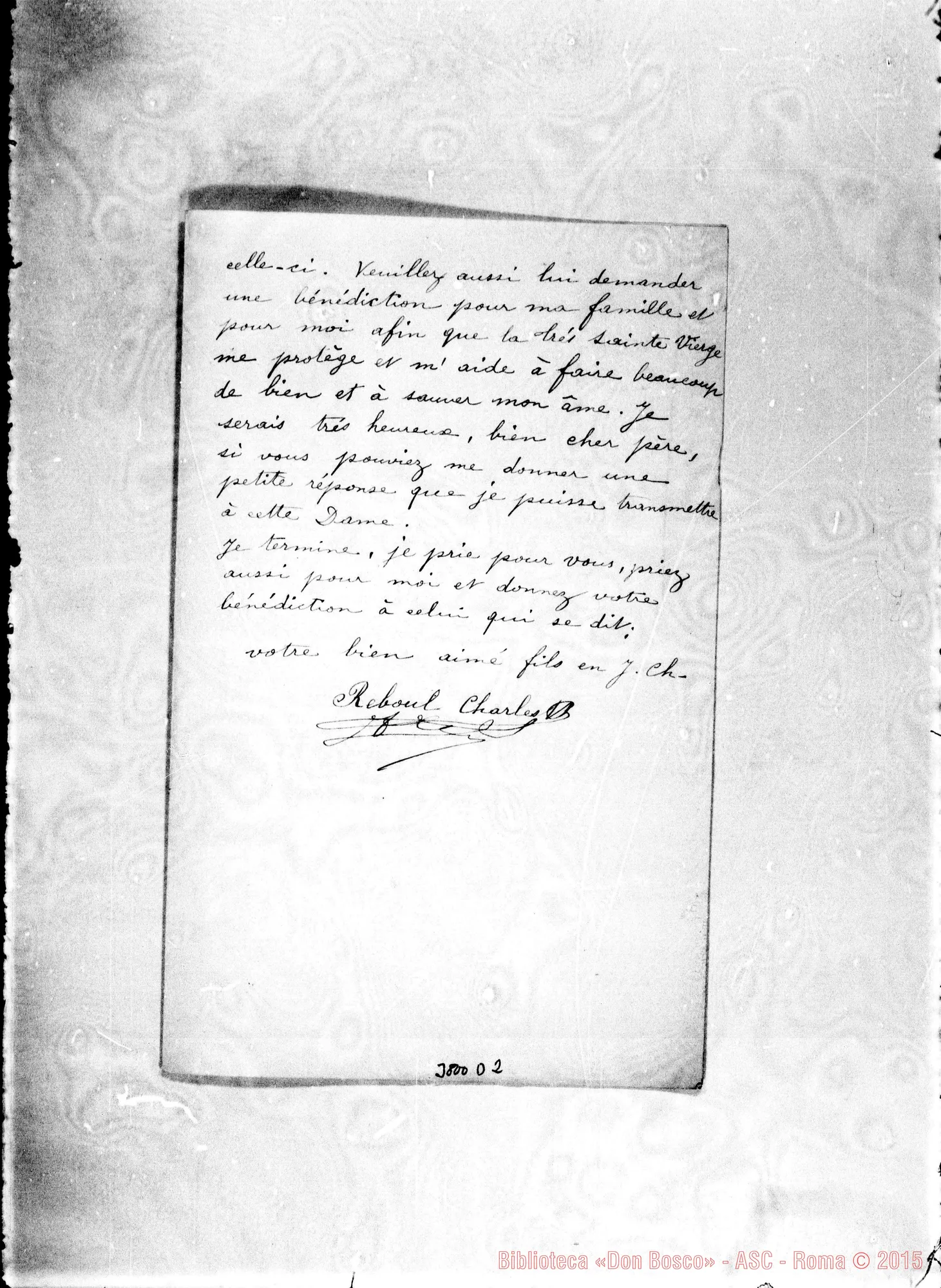 Fotogramma D 2 — Reboul Charles Nice, s.d. Autogr. Rua