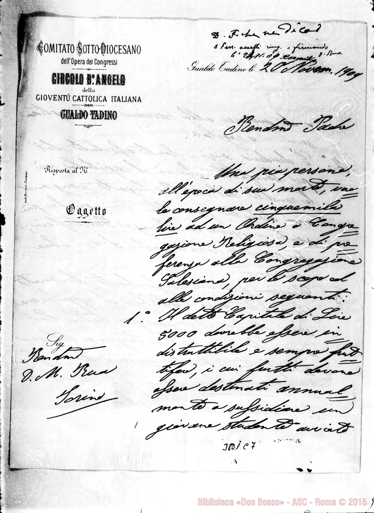 Fotogramma C 7 — Restrepo Juan N. Honda, 19-12-1894 Autogr. Rua