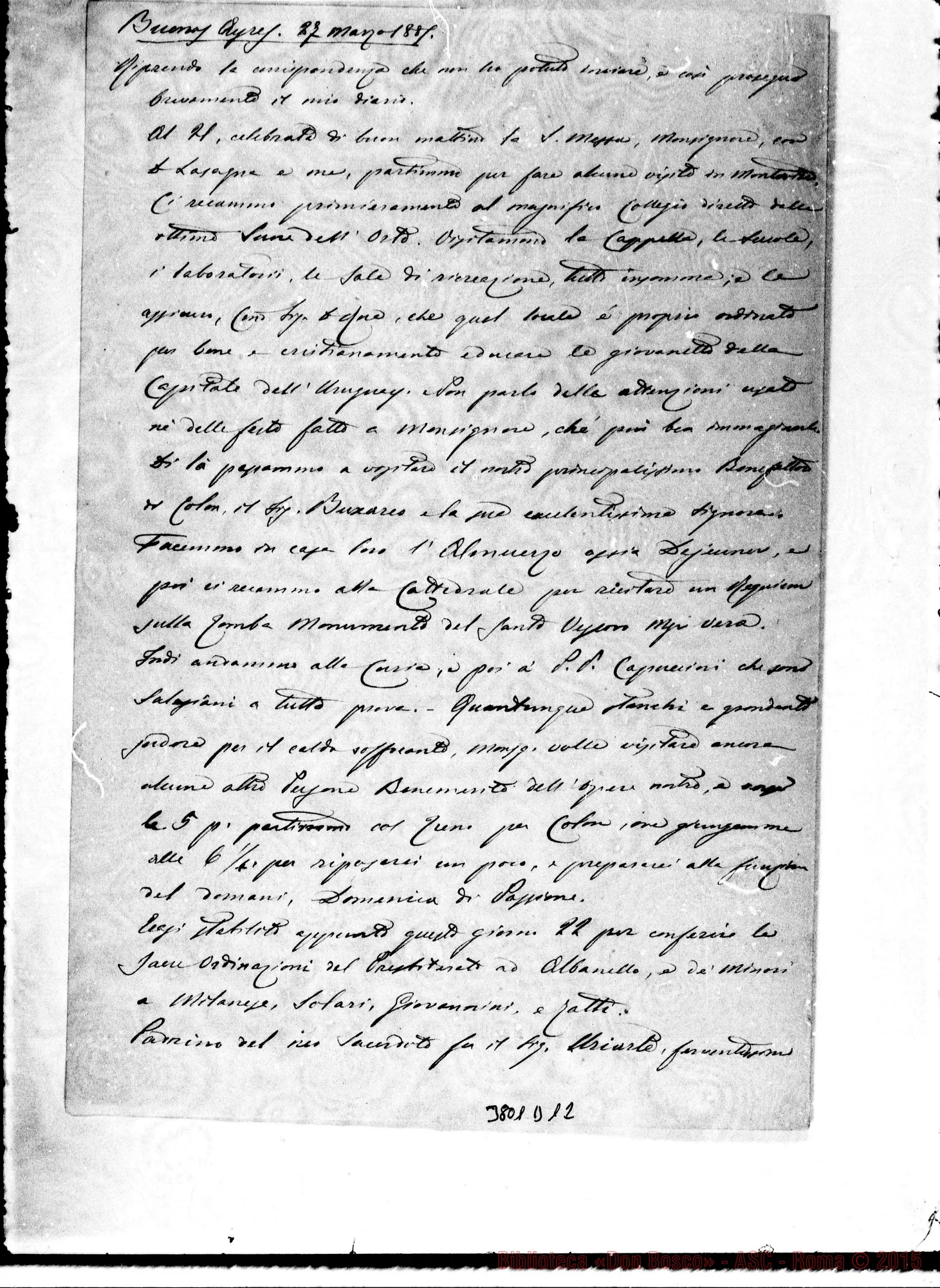 Fotogramma D 12 — « « Villa Colón, 20-03-1885