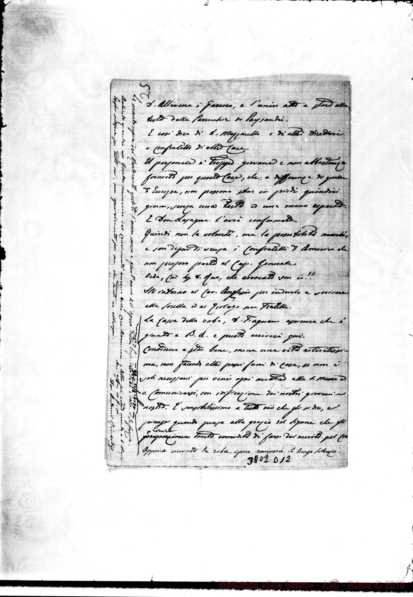 Fotogramma D 12 — « « Patagones, 21-09-1886 Autogr. Rua