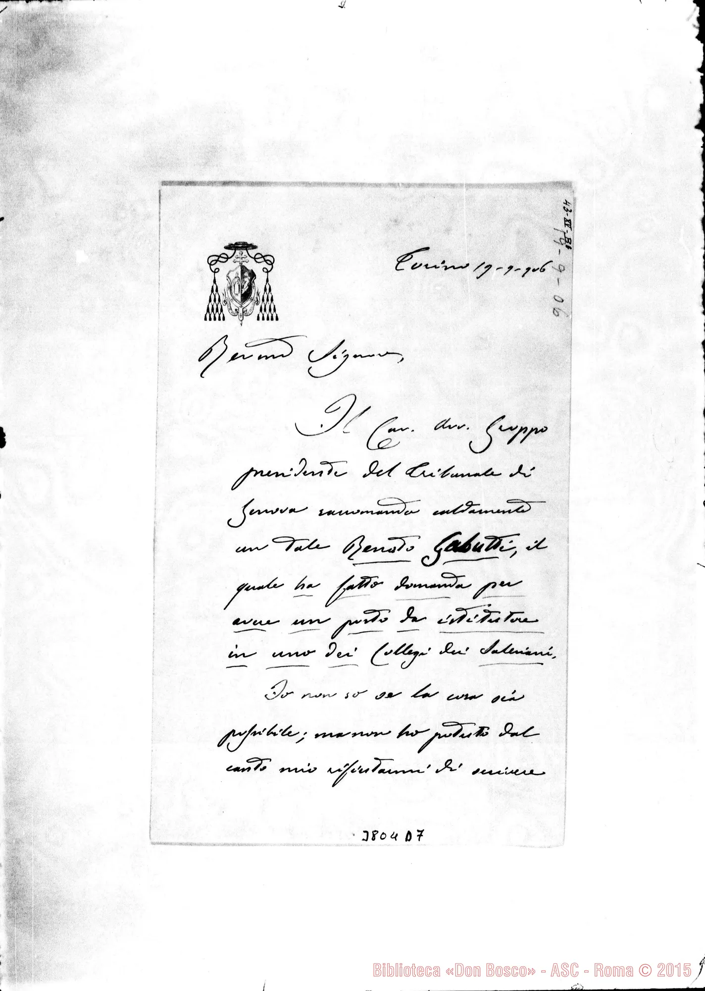 Fotogramma D 7 — ” « Torino, 19-09-1906