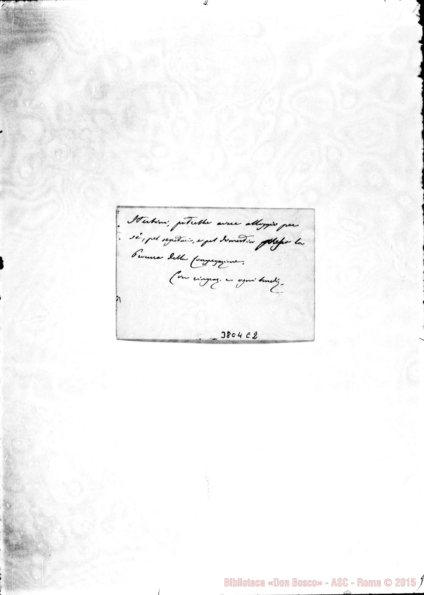 Fotogramma E 2 — « « Torino, 27-03-1907 Autogr. Rua Biglietto