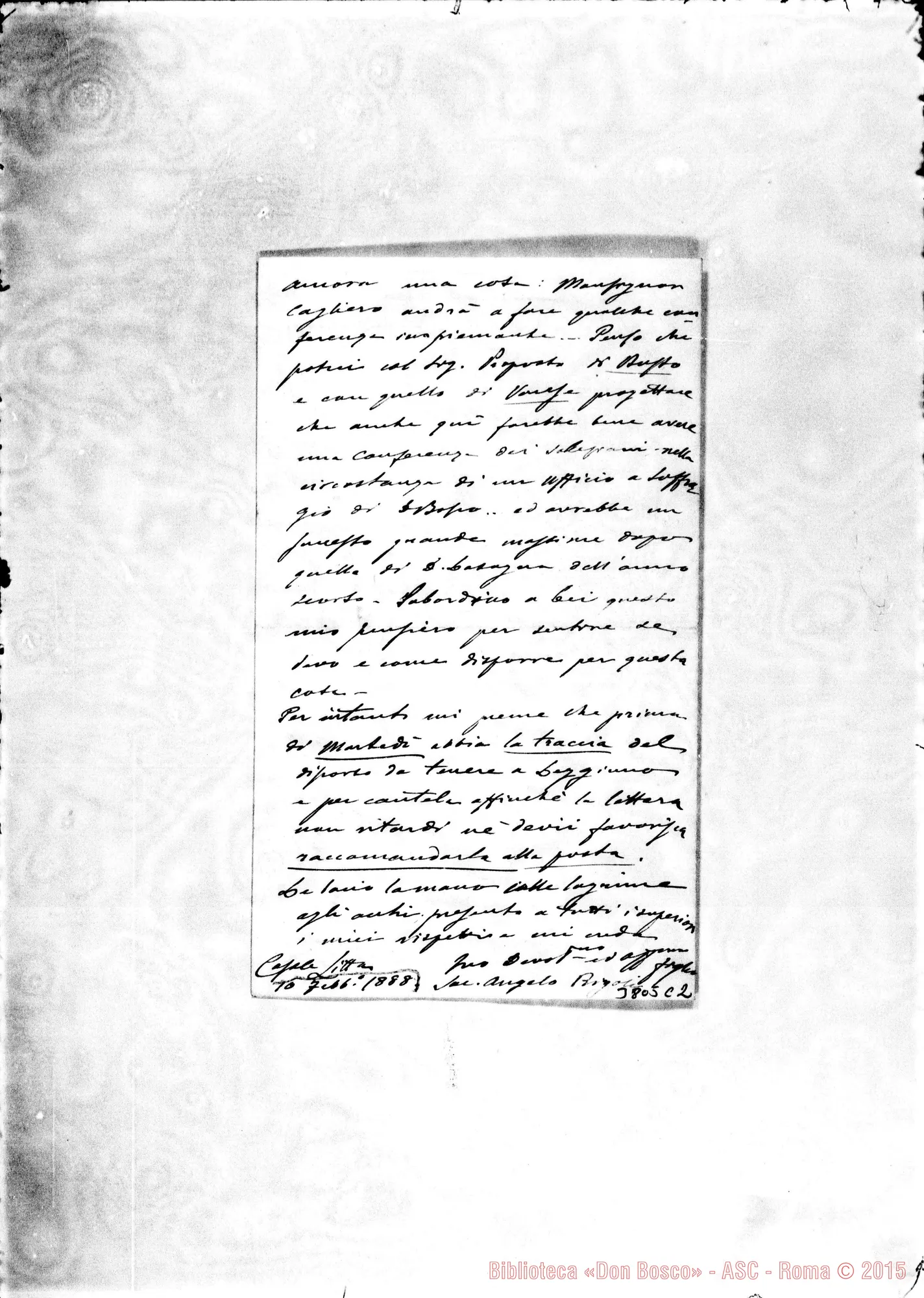 Fotogramma C 2 — « « Casale, 10-02-1888