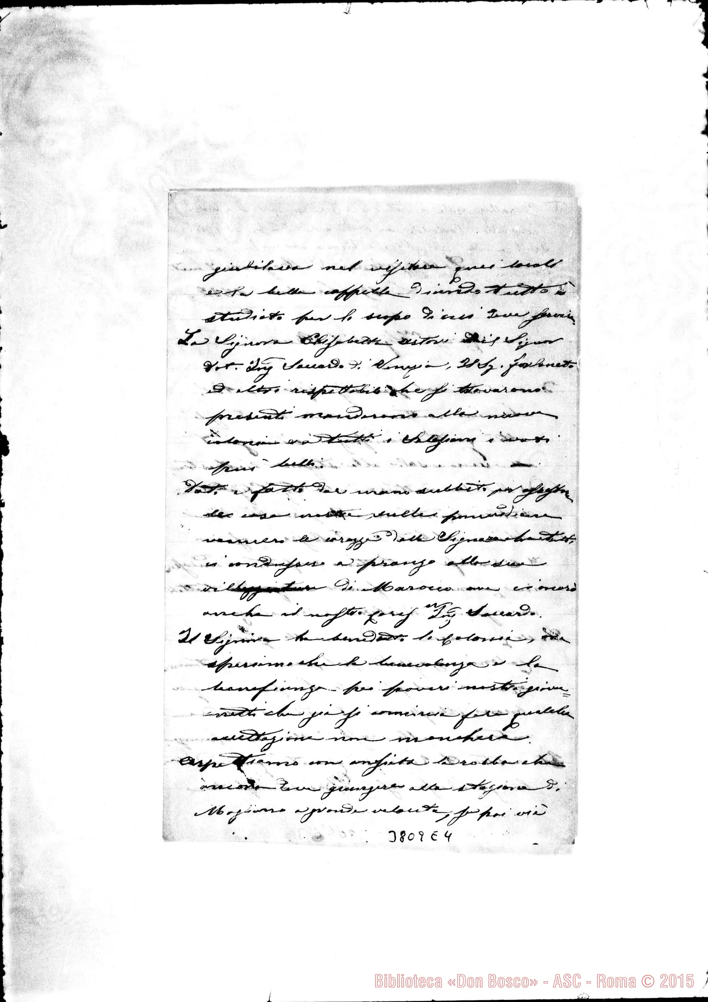 Fotogramma E 4 — « « Mogliano Veneto, 19-11-1882 Autogr. Rua