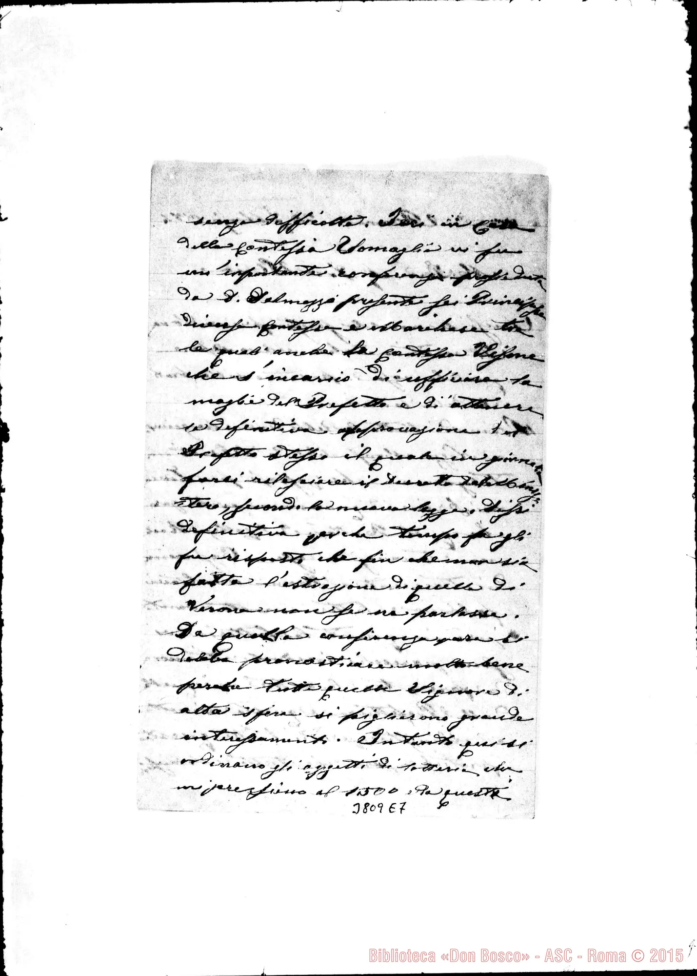 Fotogramma E 7 — « « Roma, 20-02-1884 Autogr. Rua