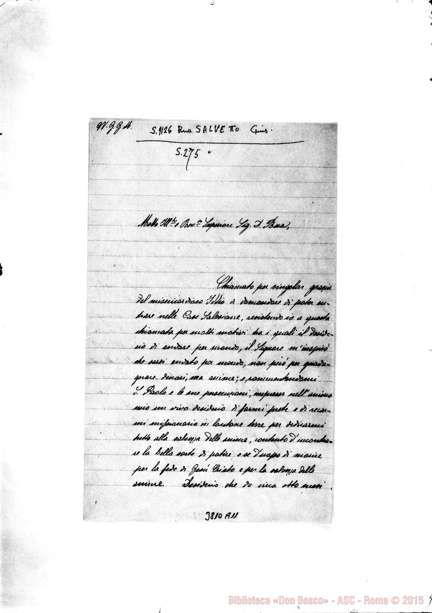 Fotogramma A 11 — Salvetto Giuseppe, SDB Ivrea, 00-09-1898