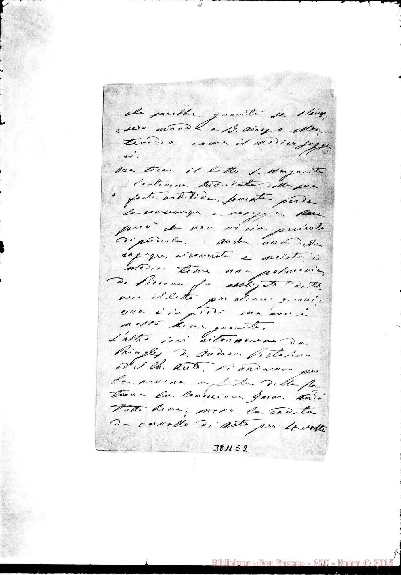 Fotogramma E 2 — « « Patagones, 15-12-1888 Autogr. Rua