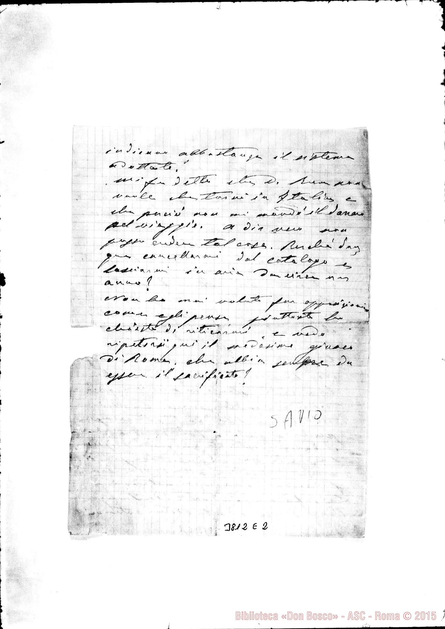 Fotogramma E 2 — « « s.l. s.d.