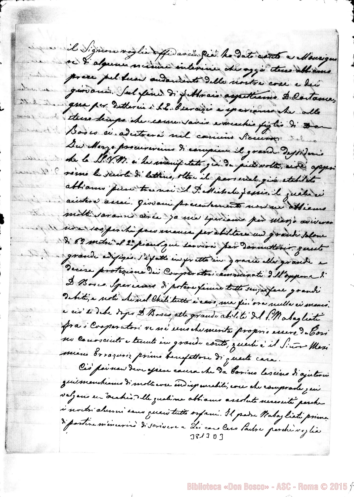 Fotogramma D 3 — Scavini Spirito, SDB Concepción, 23-01-1890 Autogr. Rua