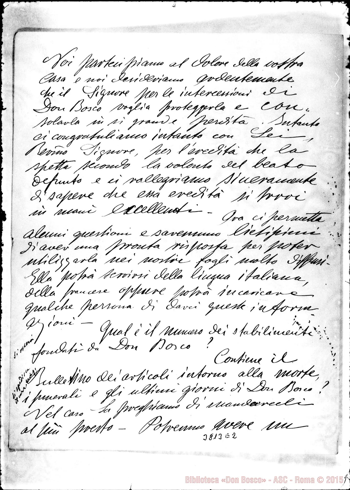Fotogramma E 2 — Schmidinger Donaumorth, 4-02-1888 Autogr. Rua