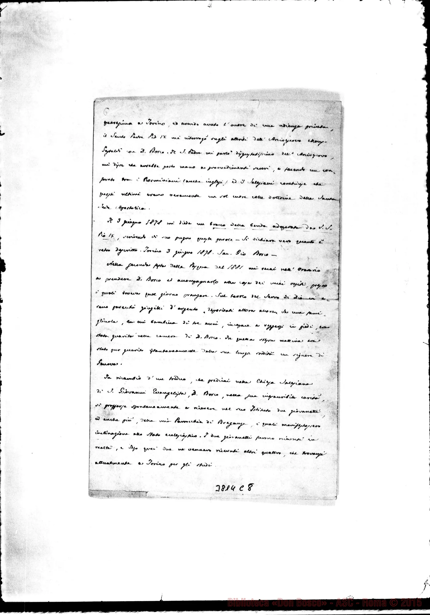 Fotogramma C 8 — « « Breganze, 26-02-1891