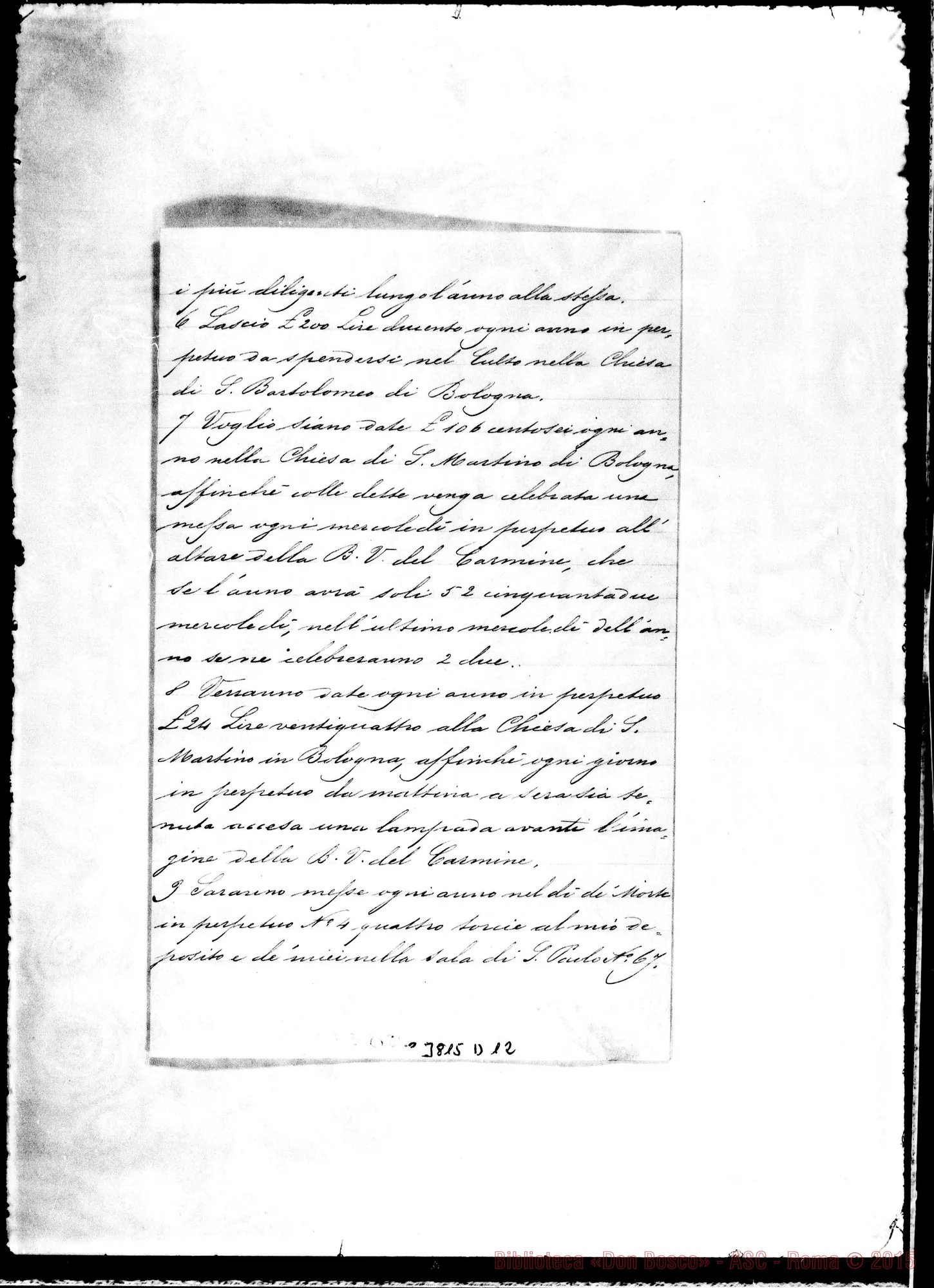 Fotogramma D 12 — « « Bologna, 8-10-1901