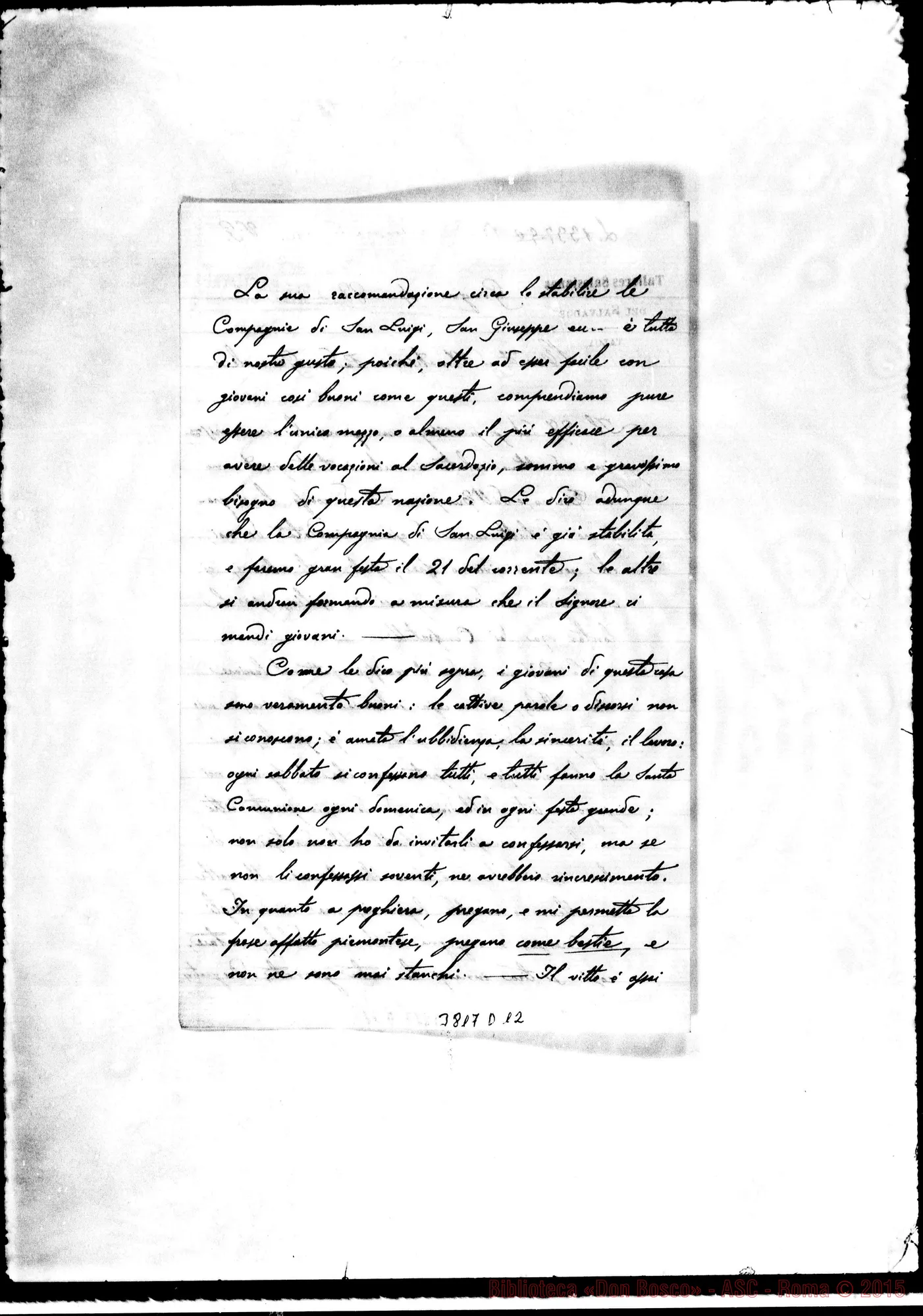 Fotogramma D 12 — « « Talea, 4-06-1888 Autogr. Rua